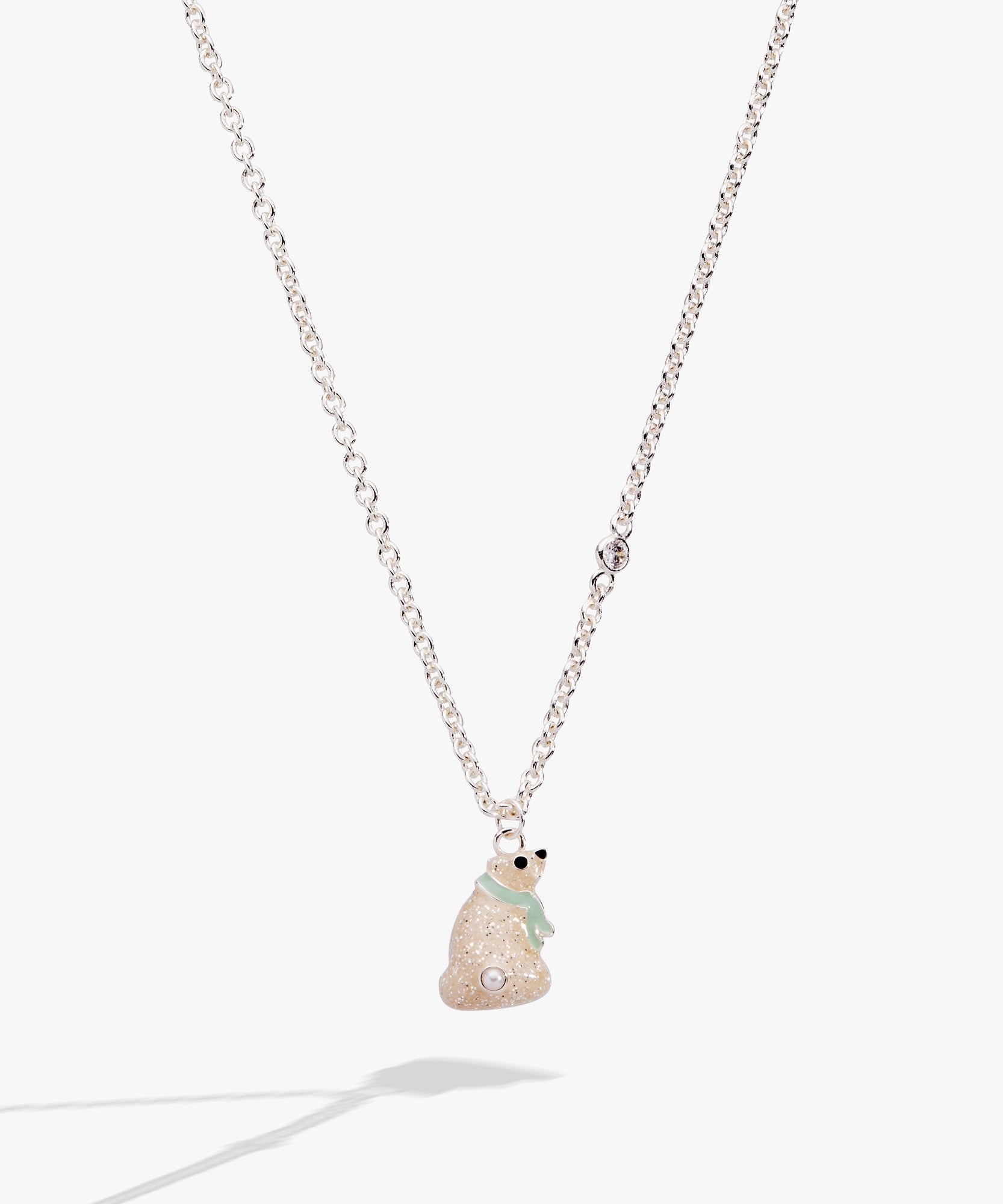 Polar Bear Pendant Necklace