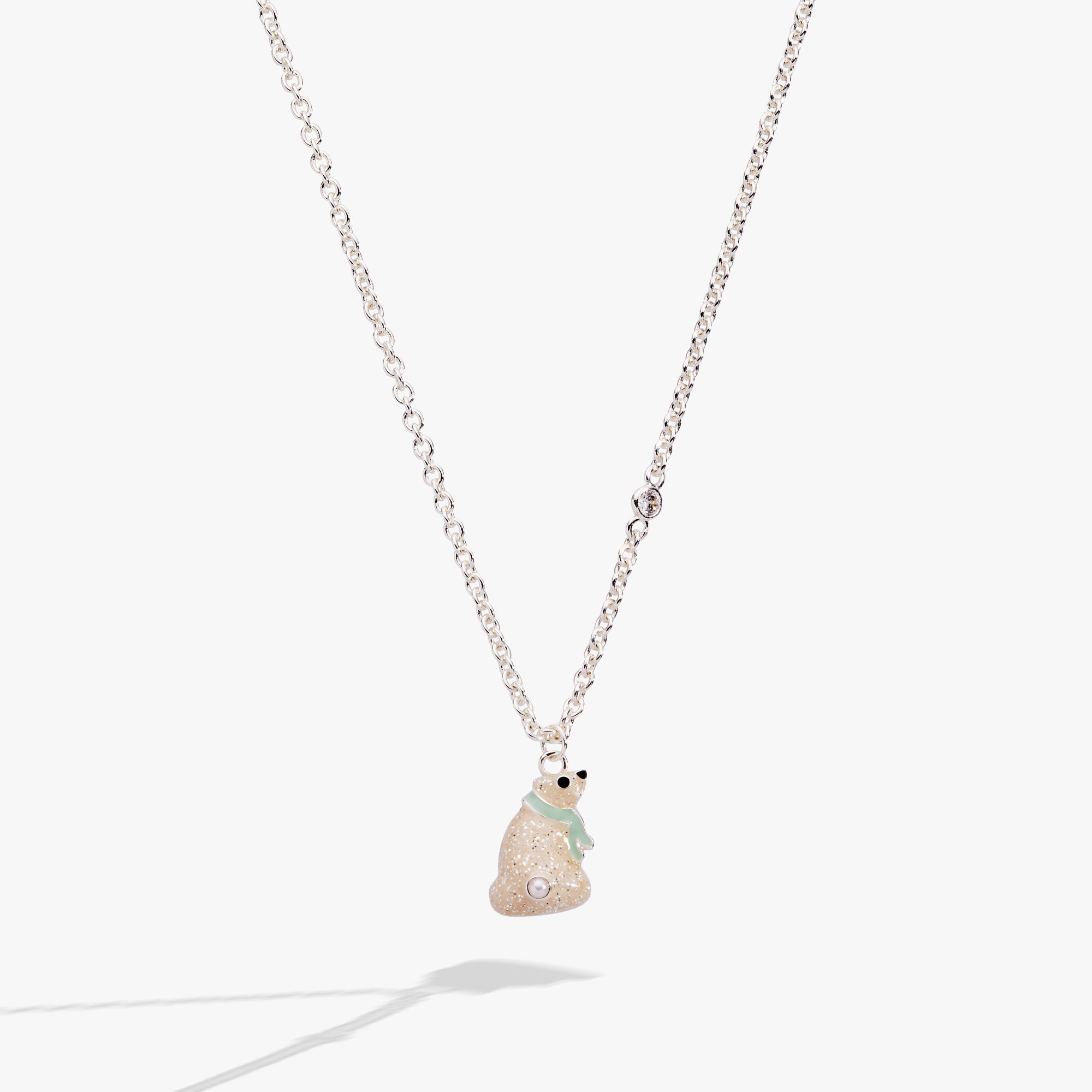 Polar Bear Pendant Necklace