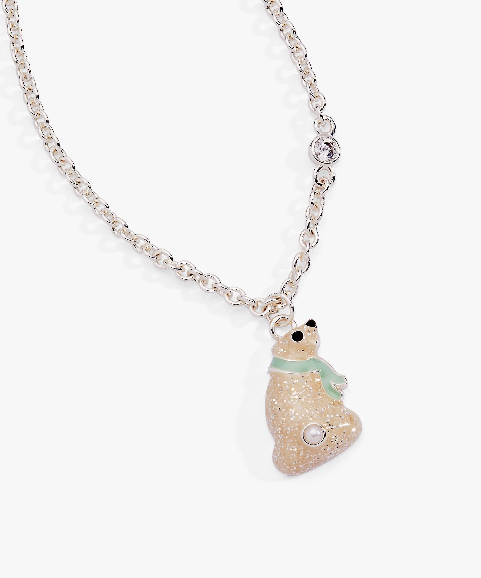 Polar Bear Pendant Necklace