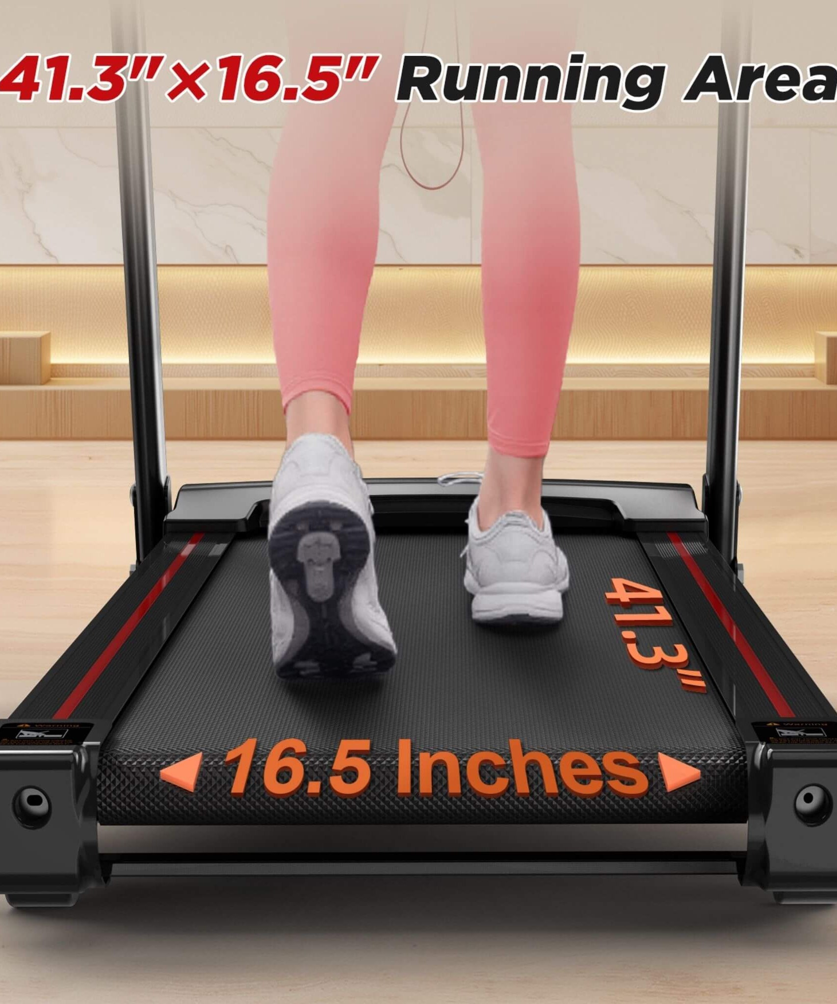 Rovix Portable 3.5HP Space Saving Folding Treadmill W/ Incline & 12 Preset Programs (SAK29735)