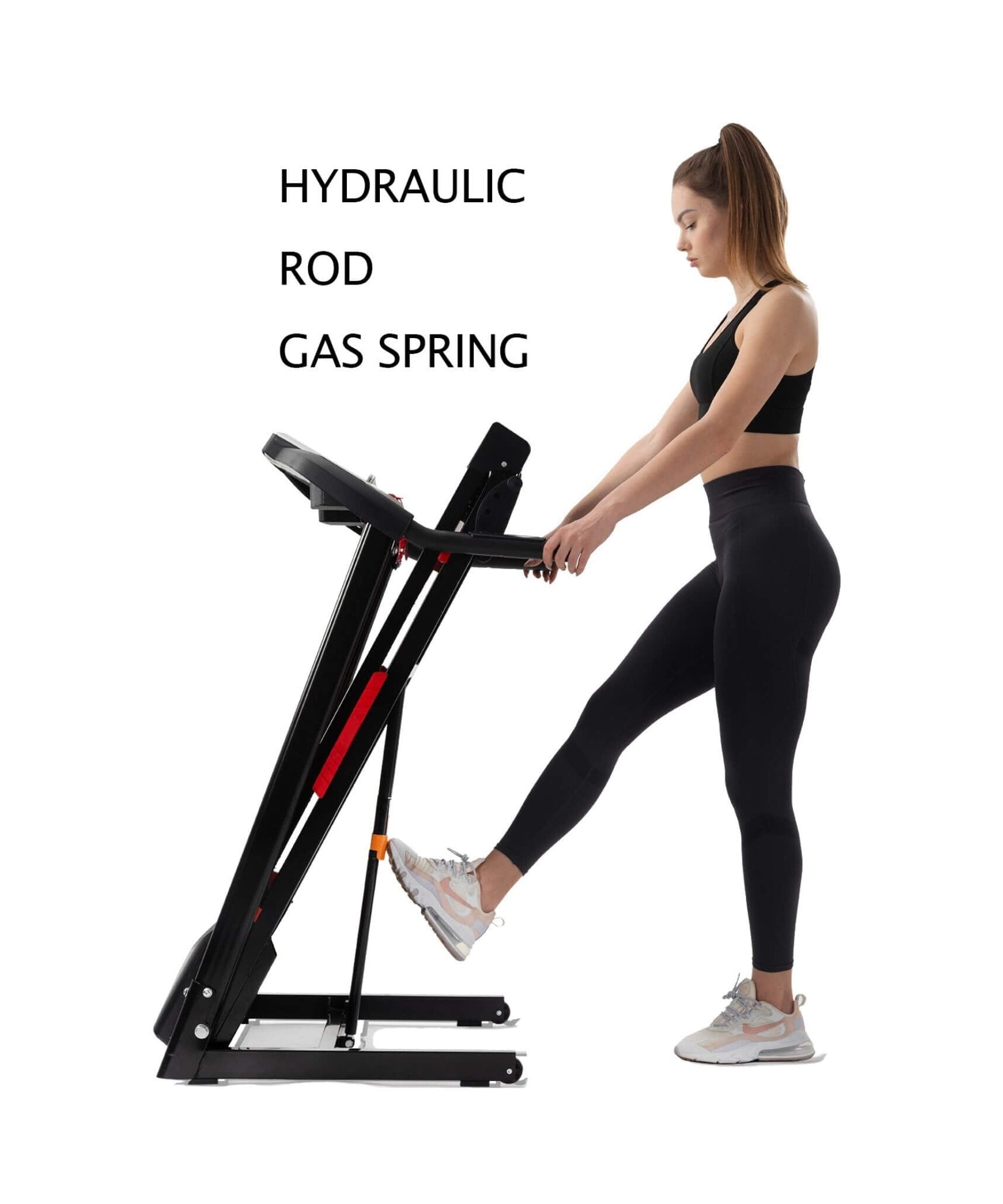 Rovix Portable 3.5HP Space Saving Folding Treadmill W/ Incline & 12 Preset Programs (SAK29735)
