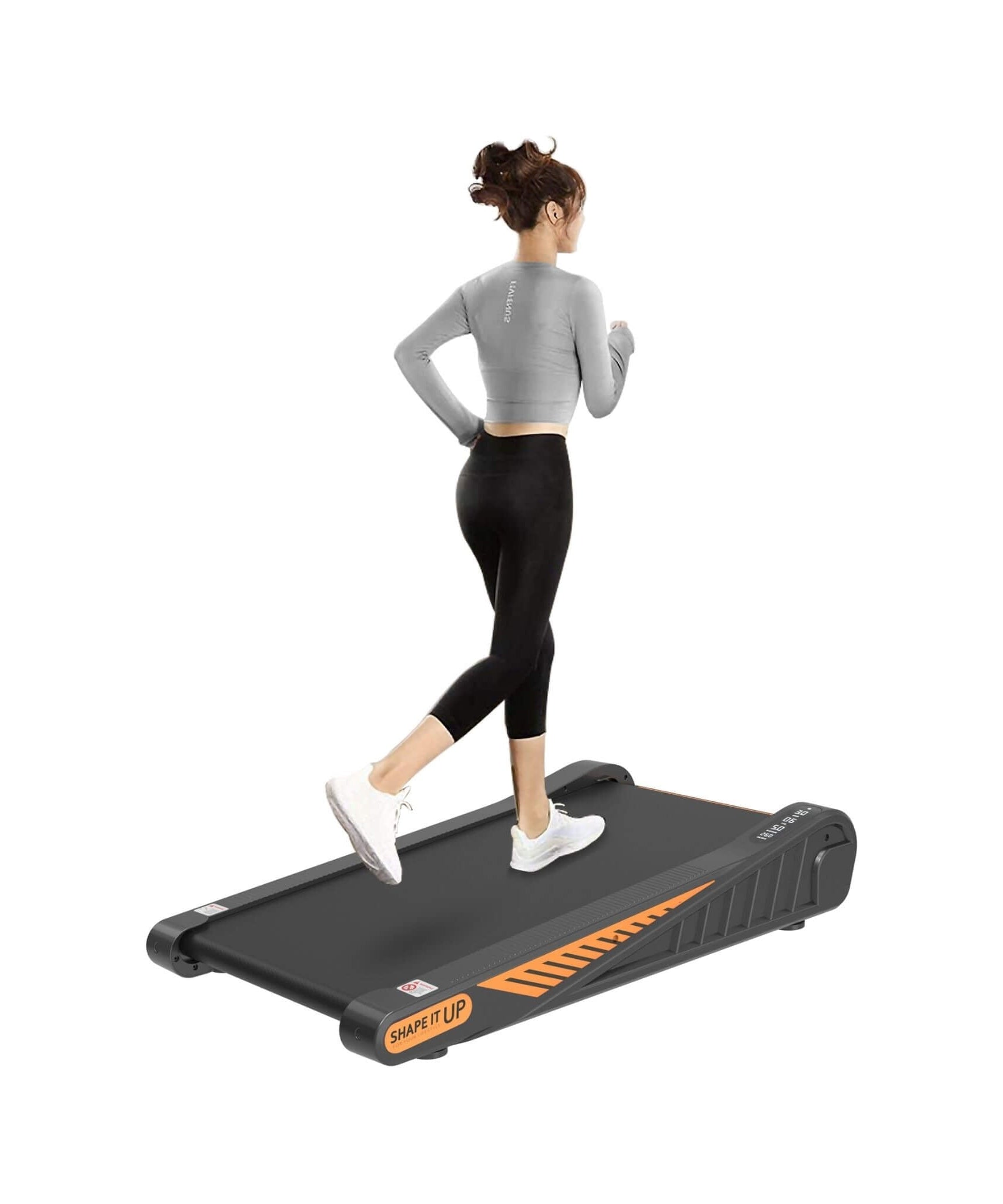Rovix Portable Compact 2HP Under Desk Treadmill With Safety Key And Wheels for Home And Office Workouts (SAK72810)