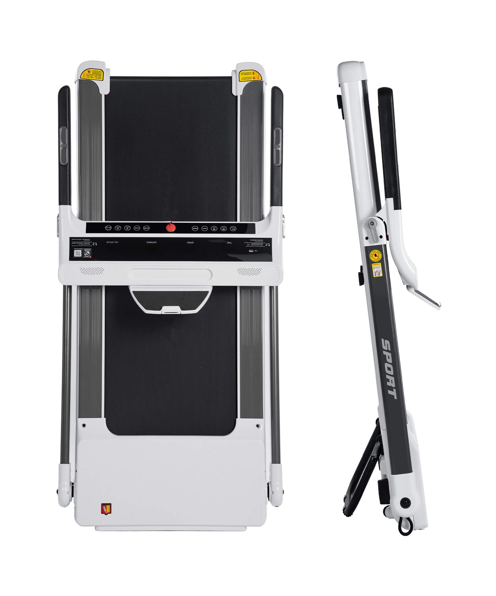 Rovix Portable Compact Home Cardio Fitness Treadmill With 3.5HP Electric Motor & Bluetooth Speakers (SAK32416)
