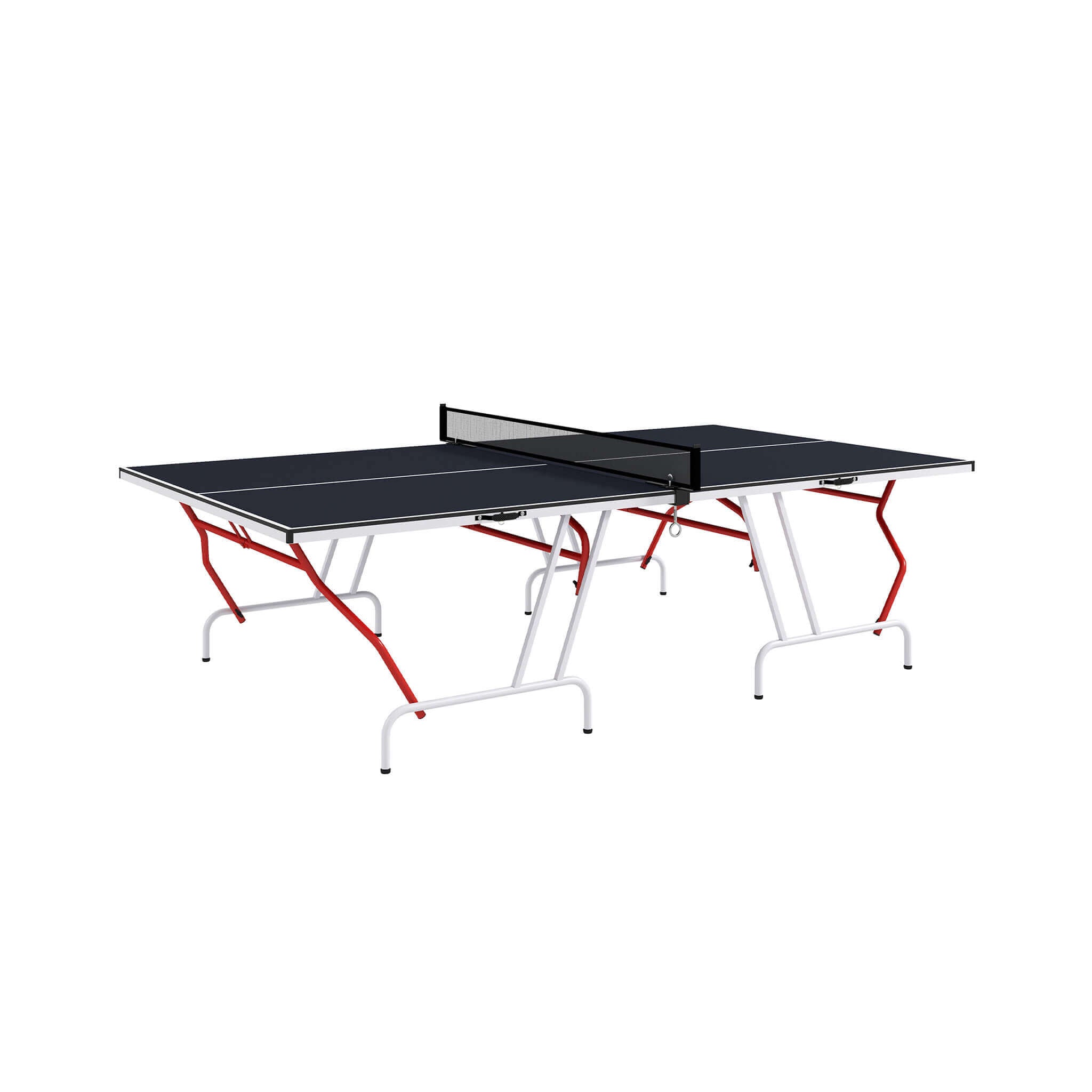 Portable Foldable Full-Size Ping Pong Table Tennis Table With Net And Accessories (SAK64929)
