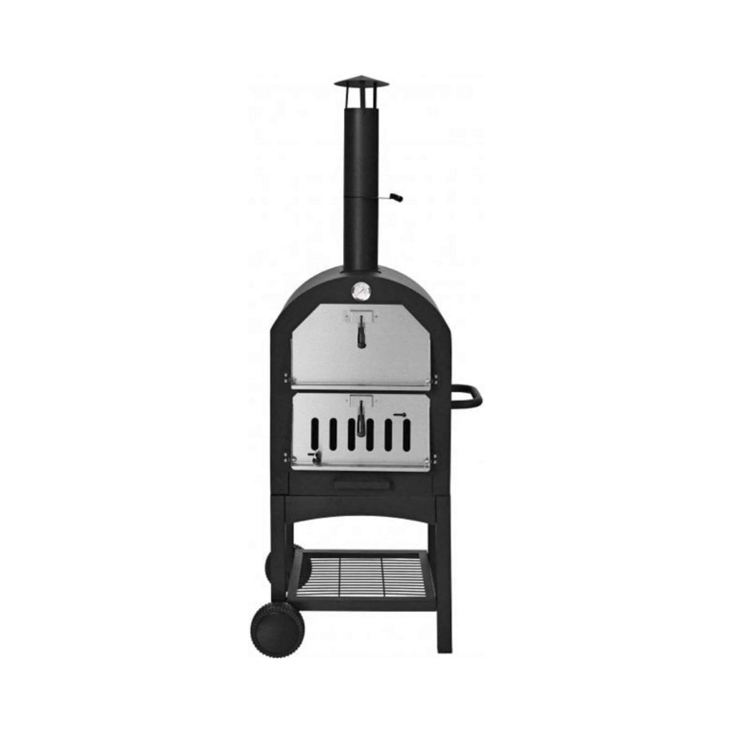Portable Outdoor Wood Fired Pizza Oven W/ Pizza Stone & Waterproof Cover (SAK82635)