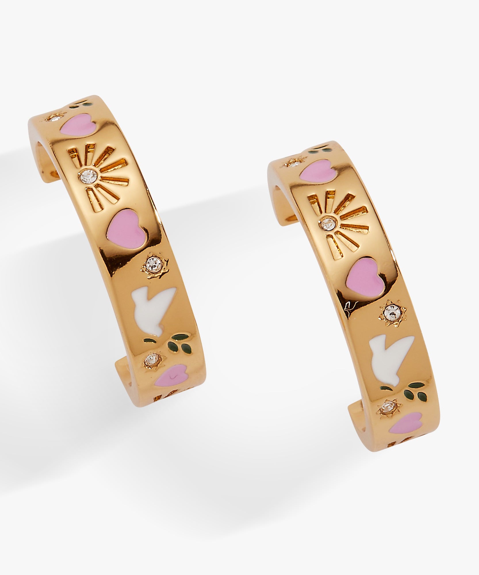 'Pray, Wait and Trust' Hoop Earrings