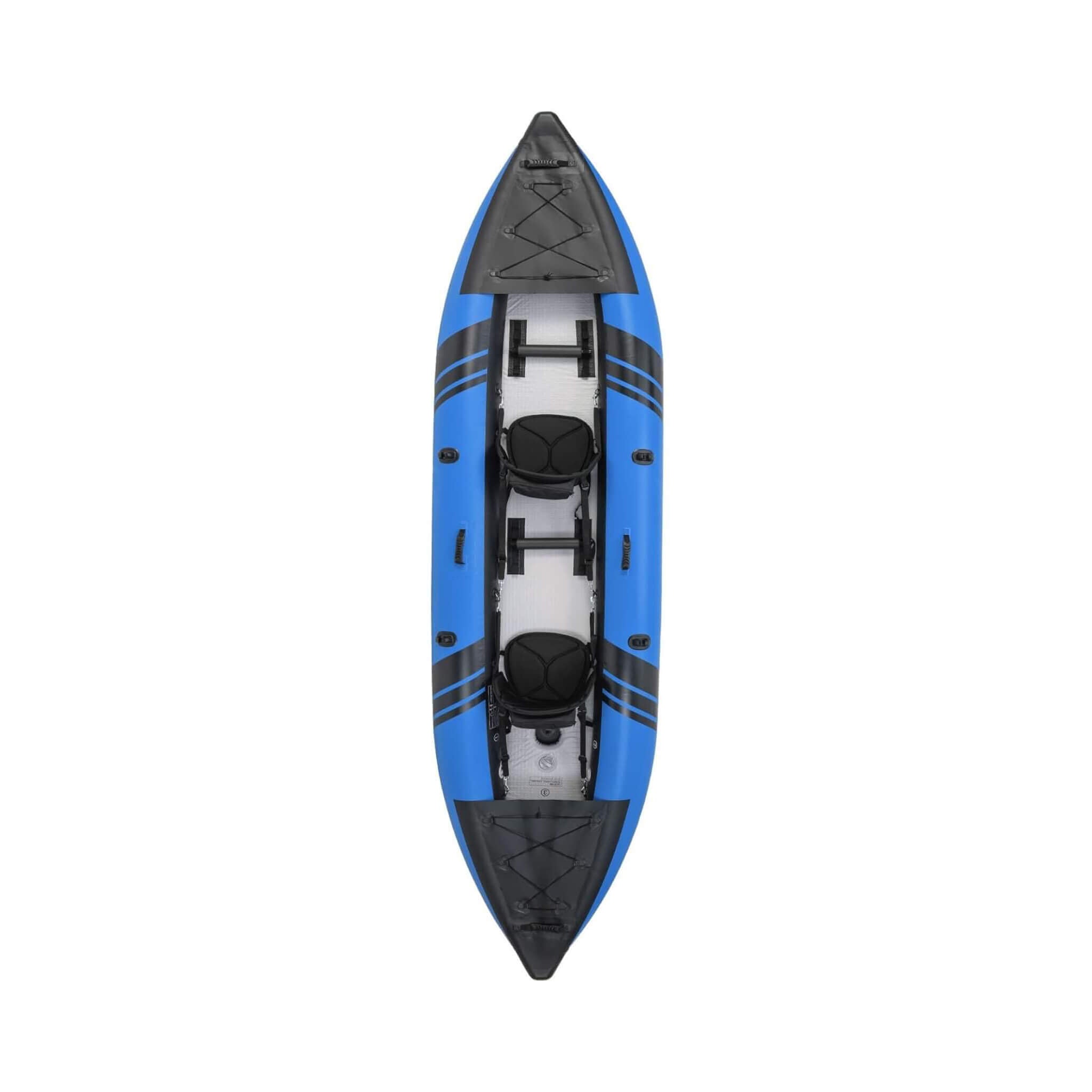Premium 12FT 2-Person Inflatable Tandem Kayak Kit With Pump And Paddles (SAK94816)