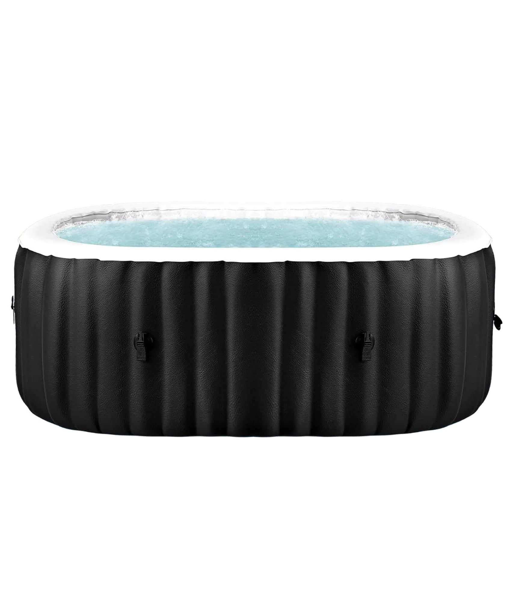 Premium 2-Person Inflatable Hot Tub Kit With 8-Color LED Lights (SAK98431)
