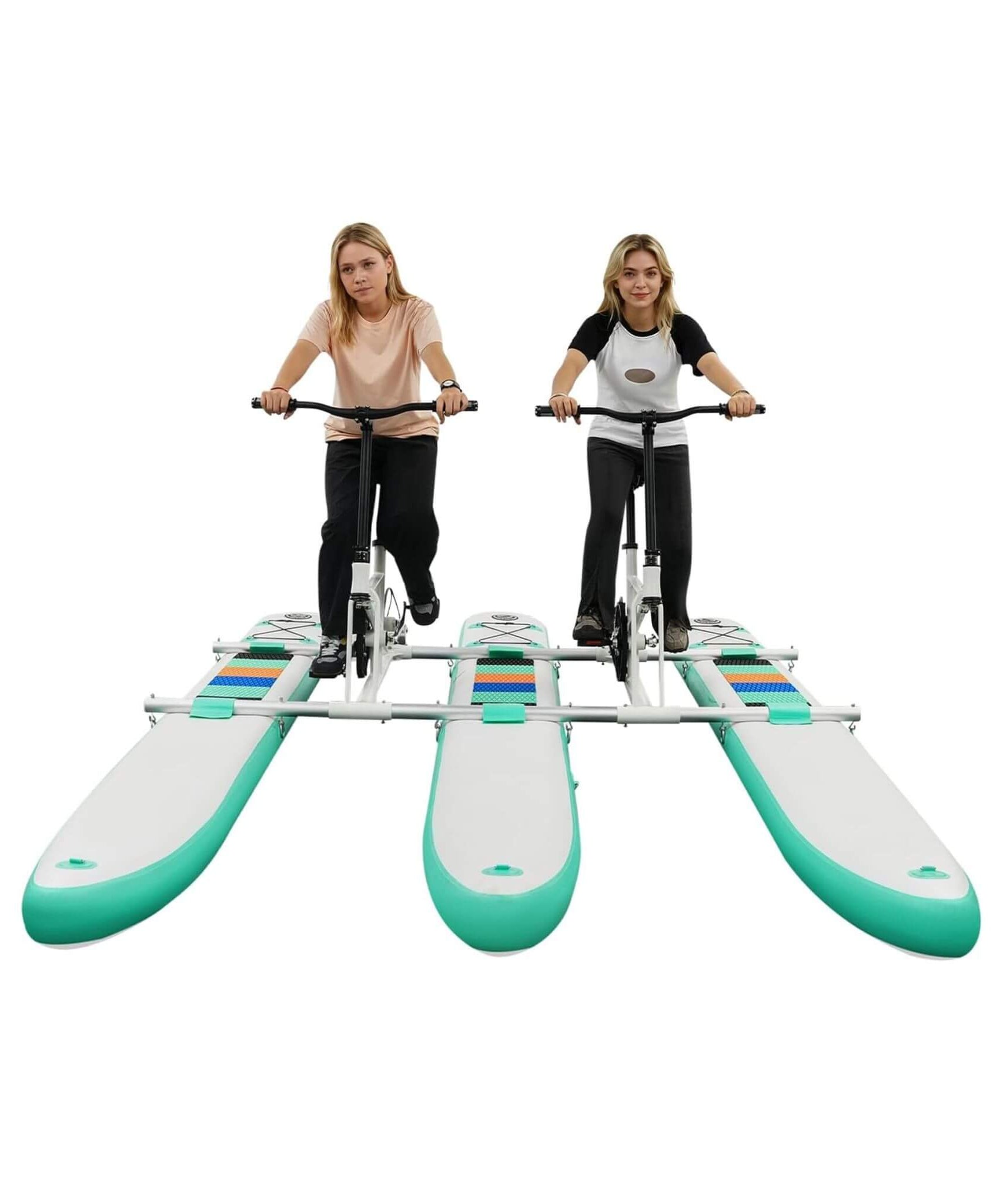 Premium 2-Person Two-Seater Portable Inflatable Pedal Boat Water Bike (SAK95621)