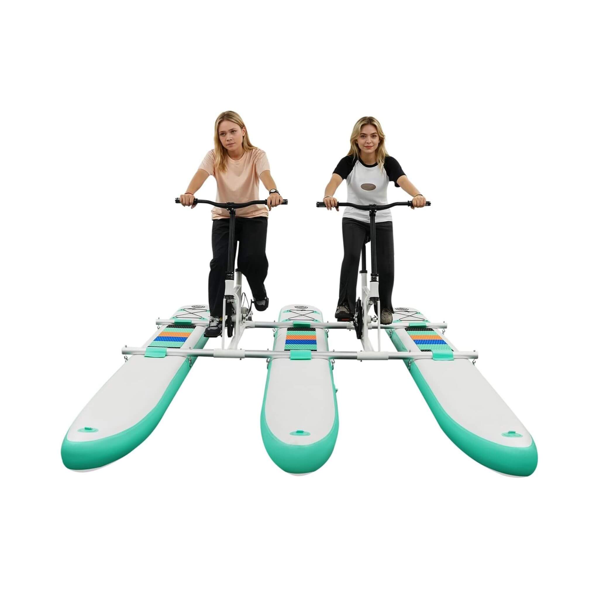 Premium 2-Person Two-Seater Portable Inflatable Pedal Boat Water Bike (SAK95621)