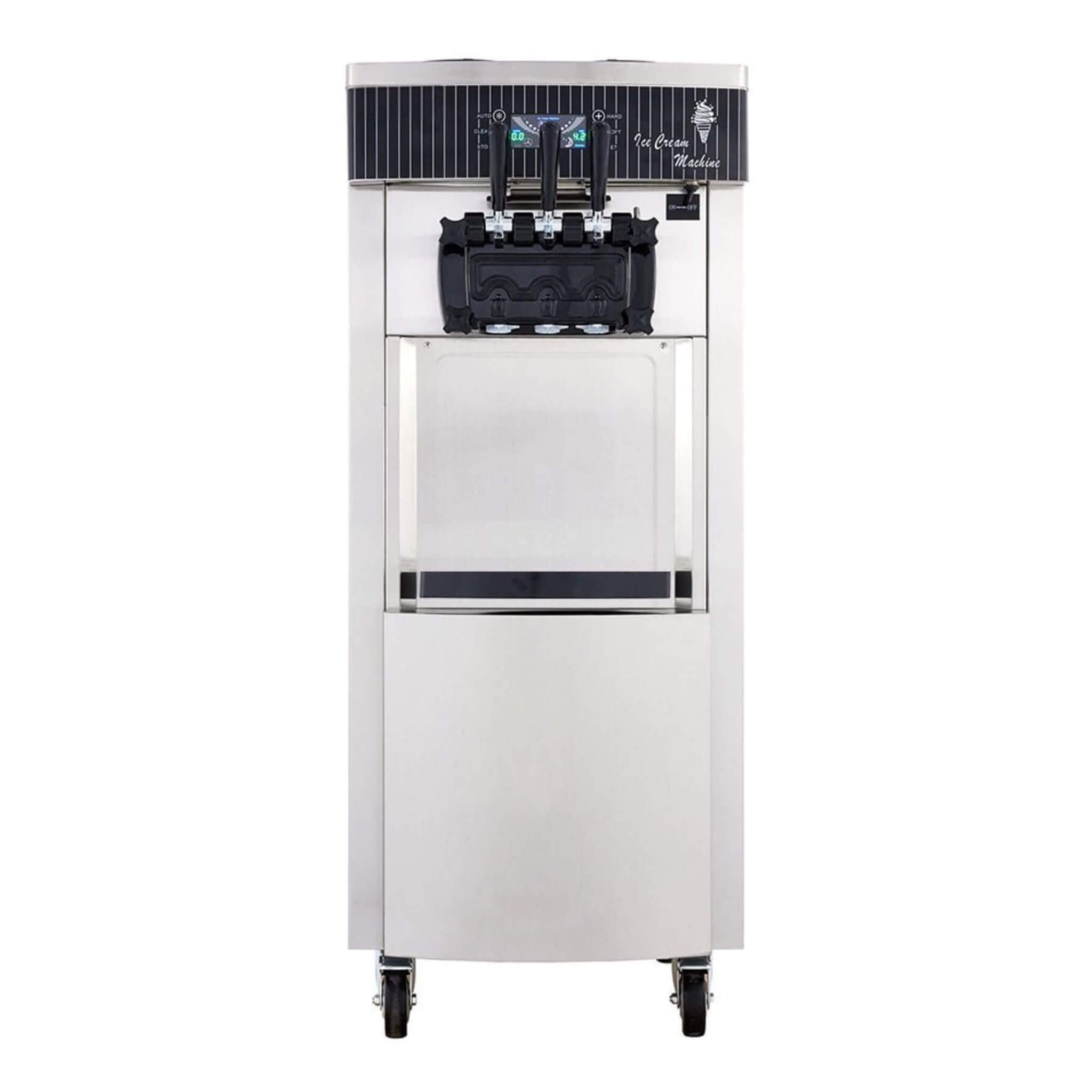 Premium 3-Flavors 20-28L/H Commercial Soft Serve Yogurt Ice Cream Machine Maker (SAK97524)