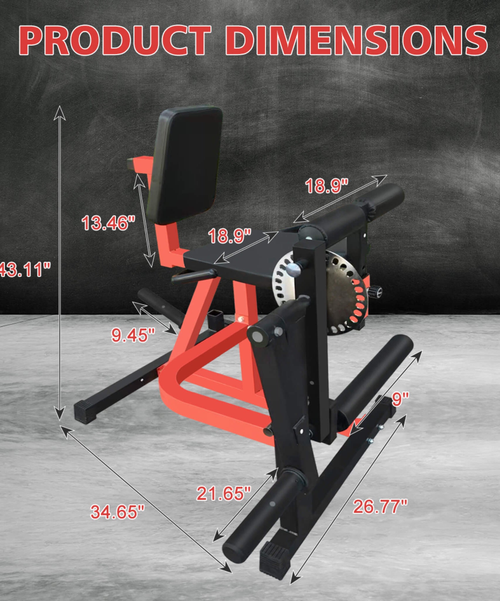 Rovix Premium 3-In-1 Multi-Functional Adjustable Leg Extension And Curl Machine For Lower Body Workouts (SAK21427)