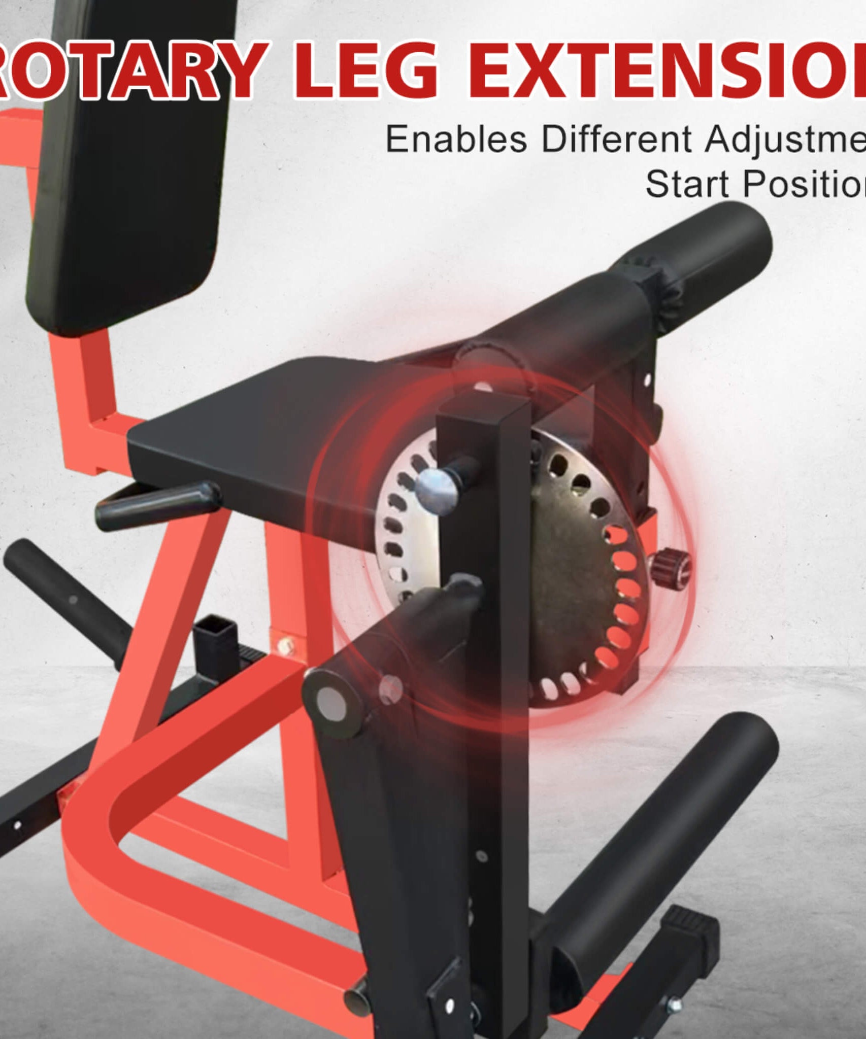 Rovix Premium 3-In-1 Multi-Functional Adjustable Leg Extension And Curl Machine For Lower Body Workouts (SAK21427)