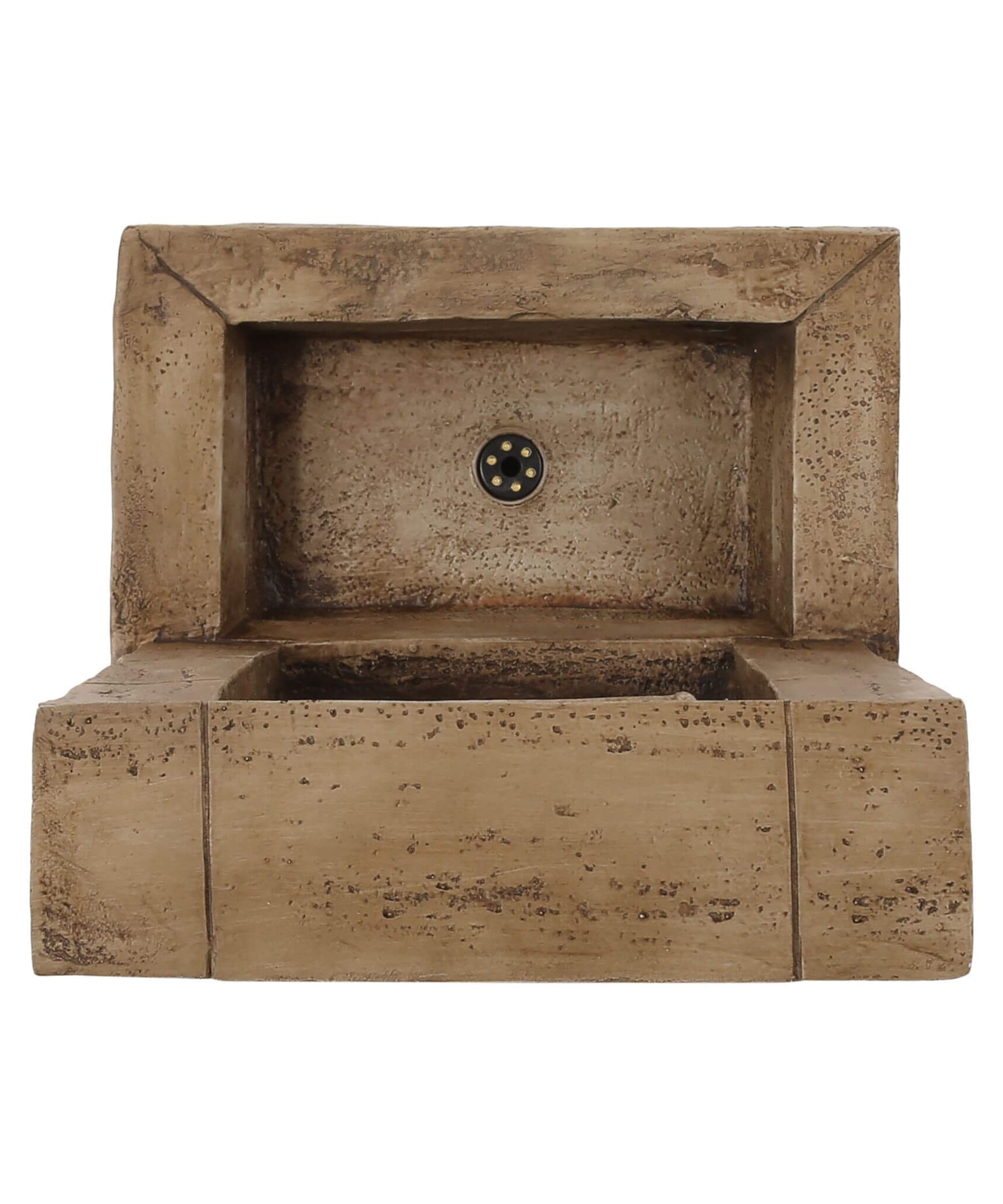 Alora Premium 35-Inch Hand-Crafted Weather-Resistant Waterfall Fountain With LED Lights (SAK86757)