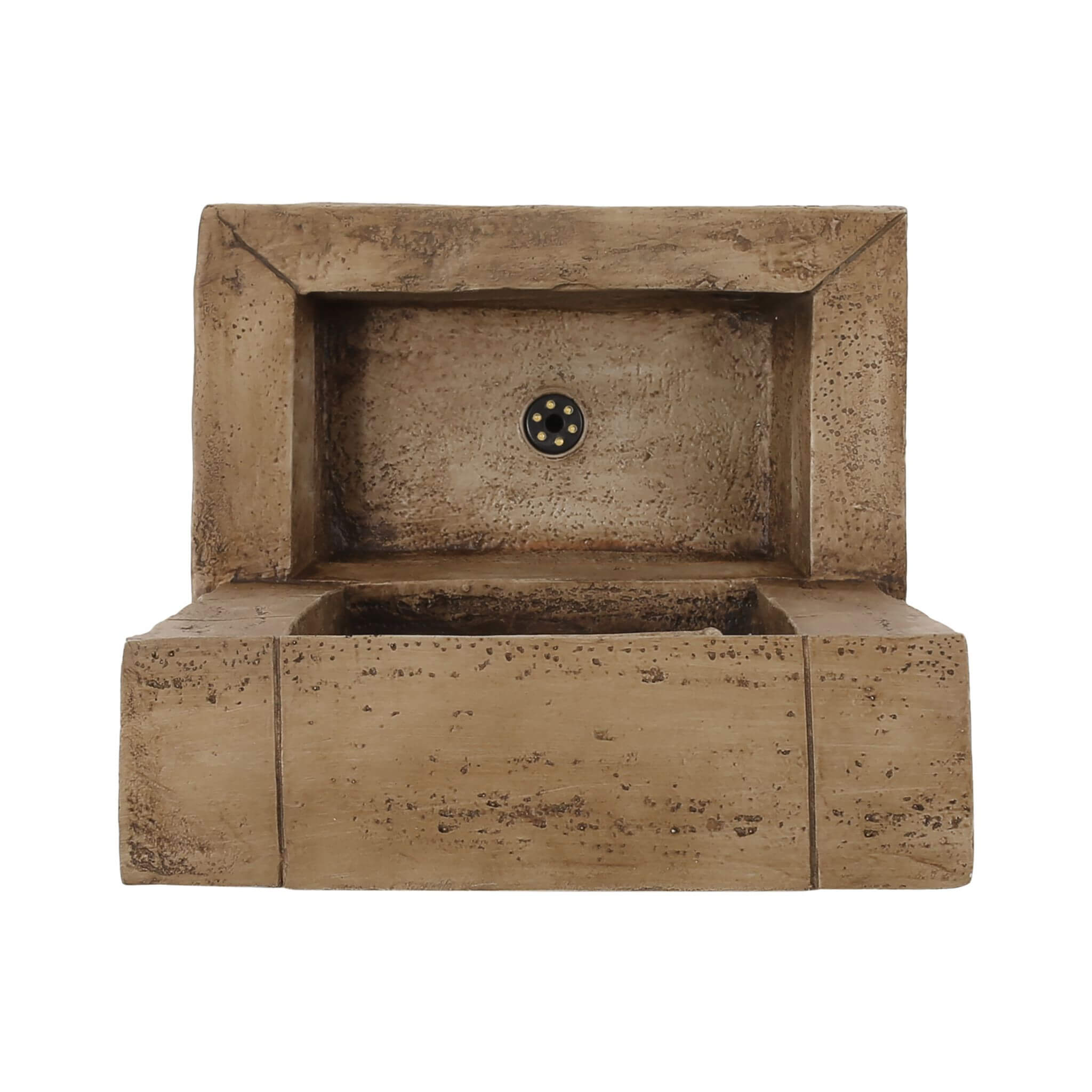 Alora Premium 35-Inch Hand-Crafted Weather-Resistant Waterfall Fountain With LED Lights (SAK86757)