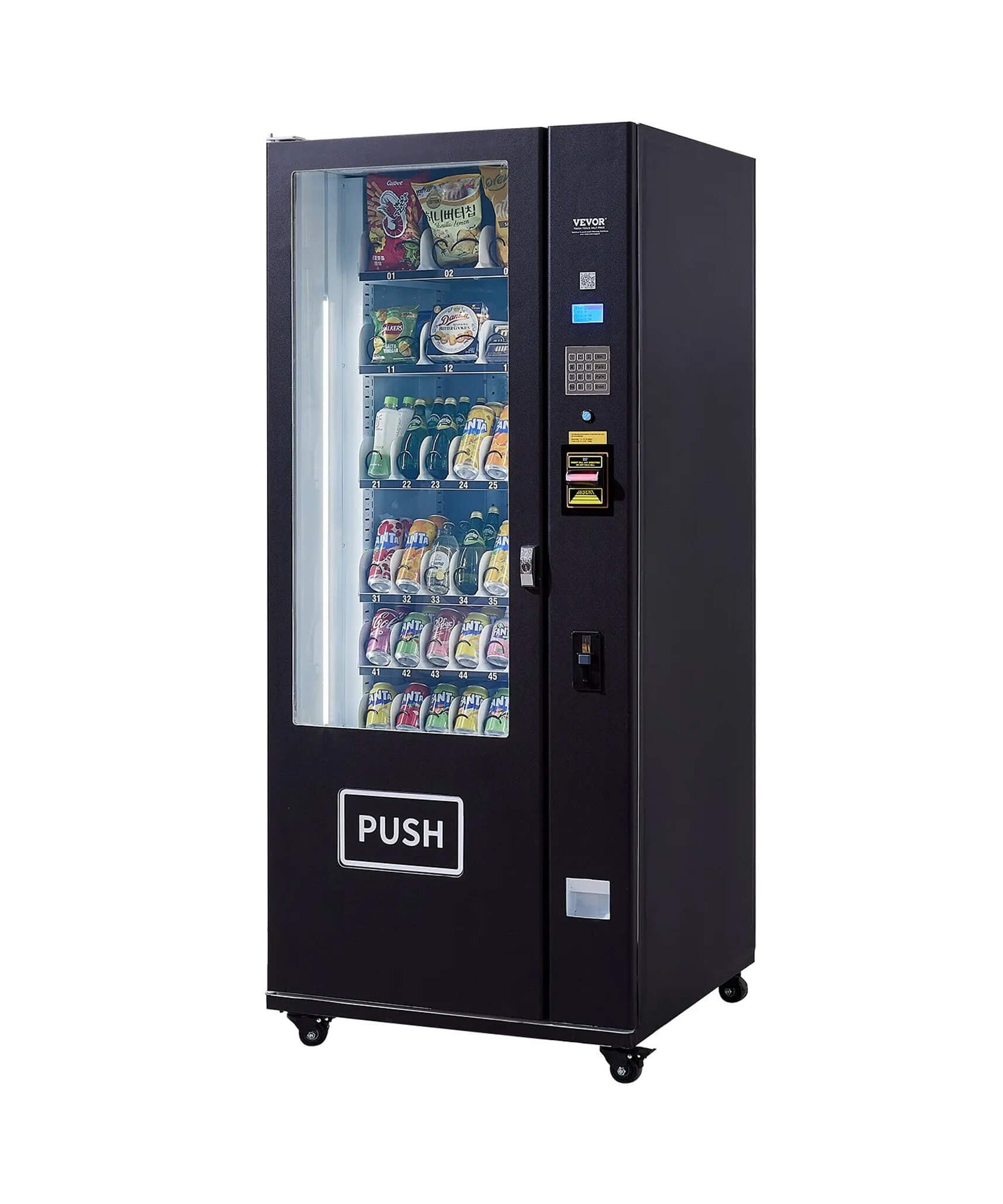 Premium 36-Slot Combo Vending Machine With ICT Bill And Coin Acceptor (SAK31832)
