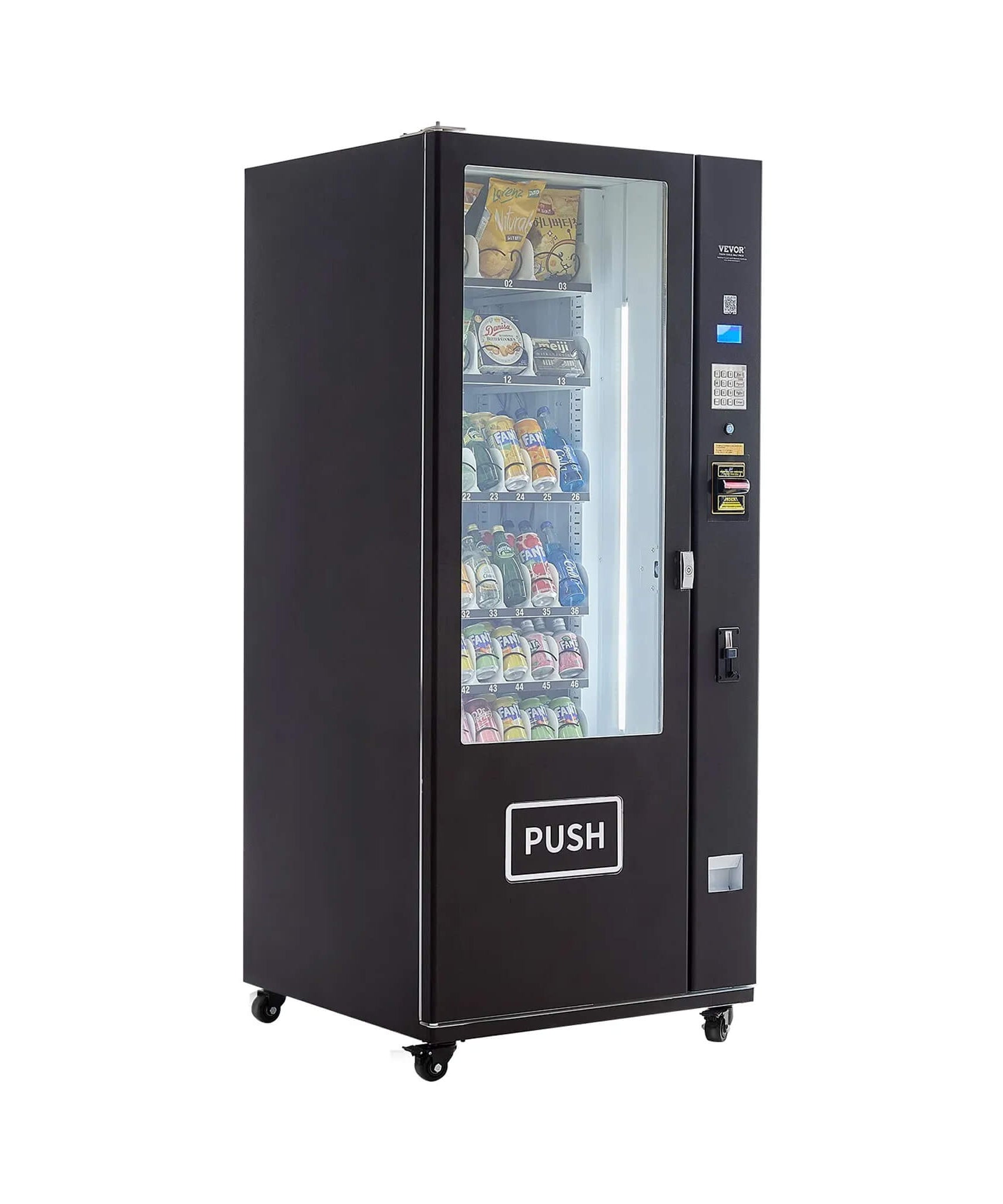 Premium 36-Slot Combo Vending Machine With ICT Bill And Coin Acceptor (SAK31832)