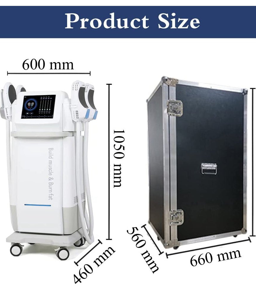Premium 4-Handle Body, Abdomen And Buttock Muscle Shaping Machine With Trolley (SAK71463)
