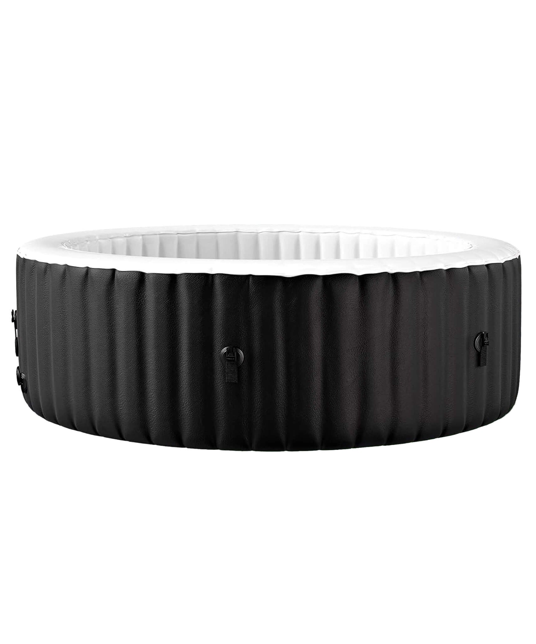 Premium Large 4-Person Inflatable Hot Tub Kit With 8-Color LED Lights (SAK20759)