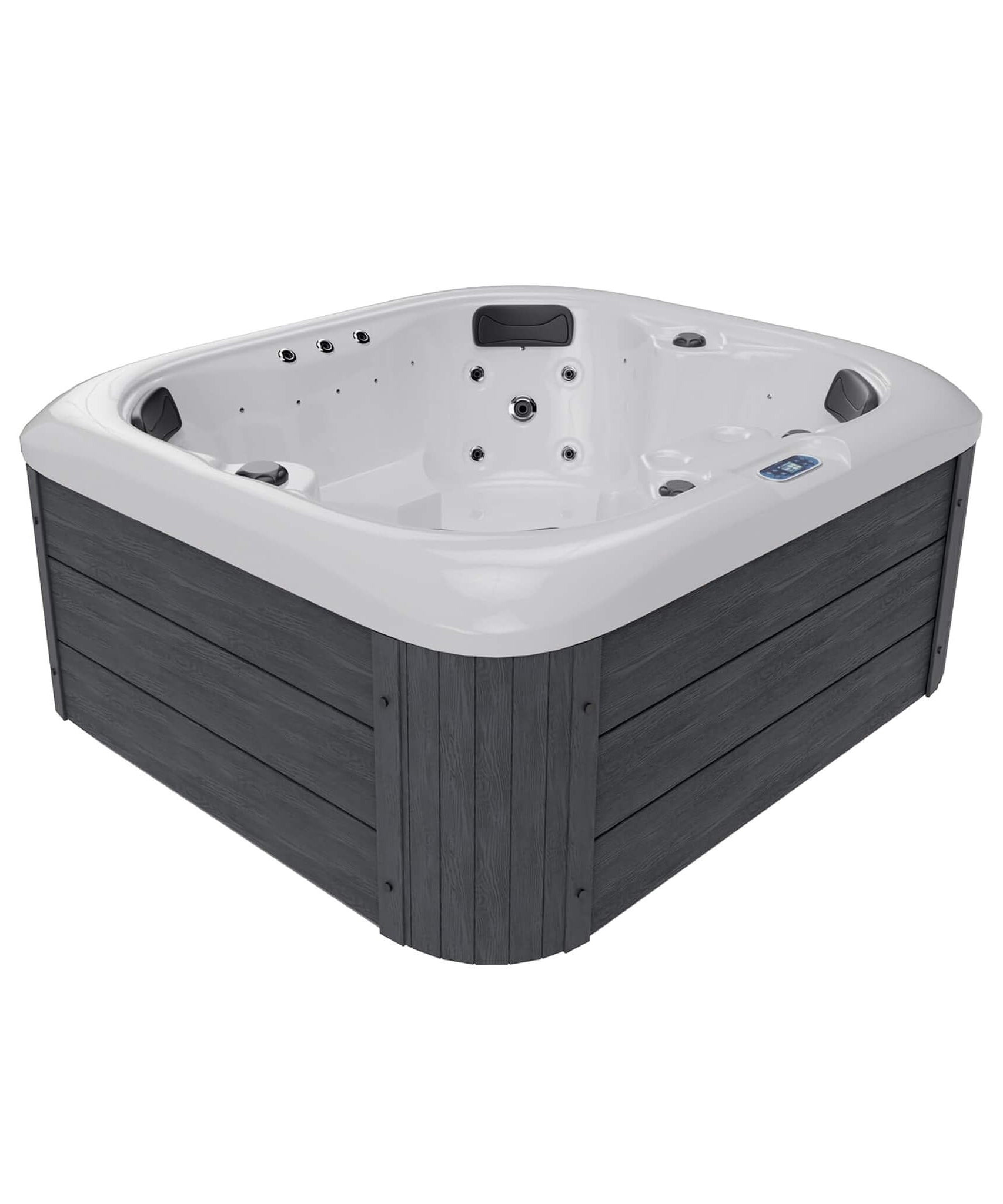 Nuvia Premium 4-Person Outdoor Hot Tub W/ 23 Stainless Steel Jets (SAK29185)