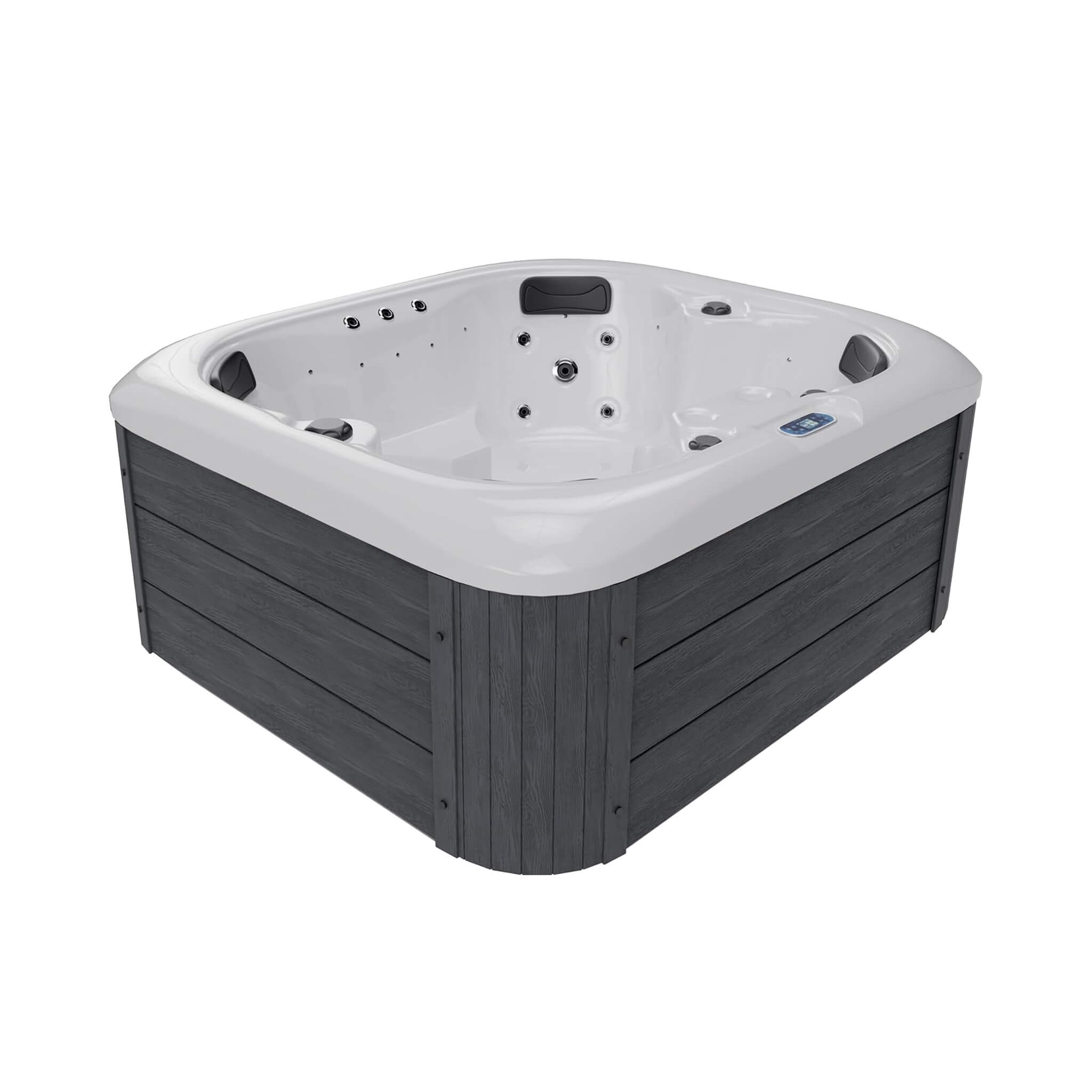 Nuvia Premium 4-Person Outdoor Hot Tub W/ 23 Stainless Steel Jets (SAK29185)
