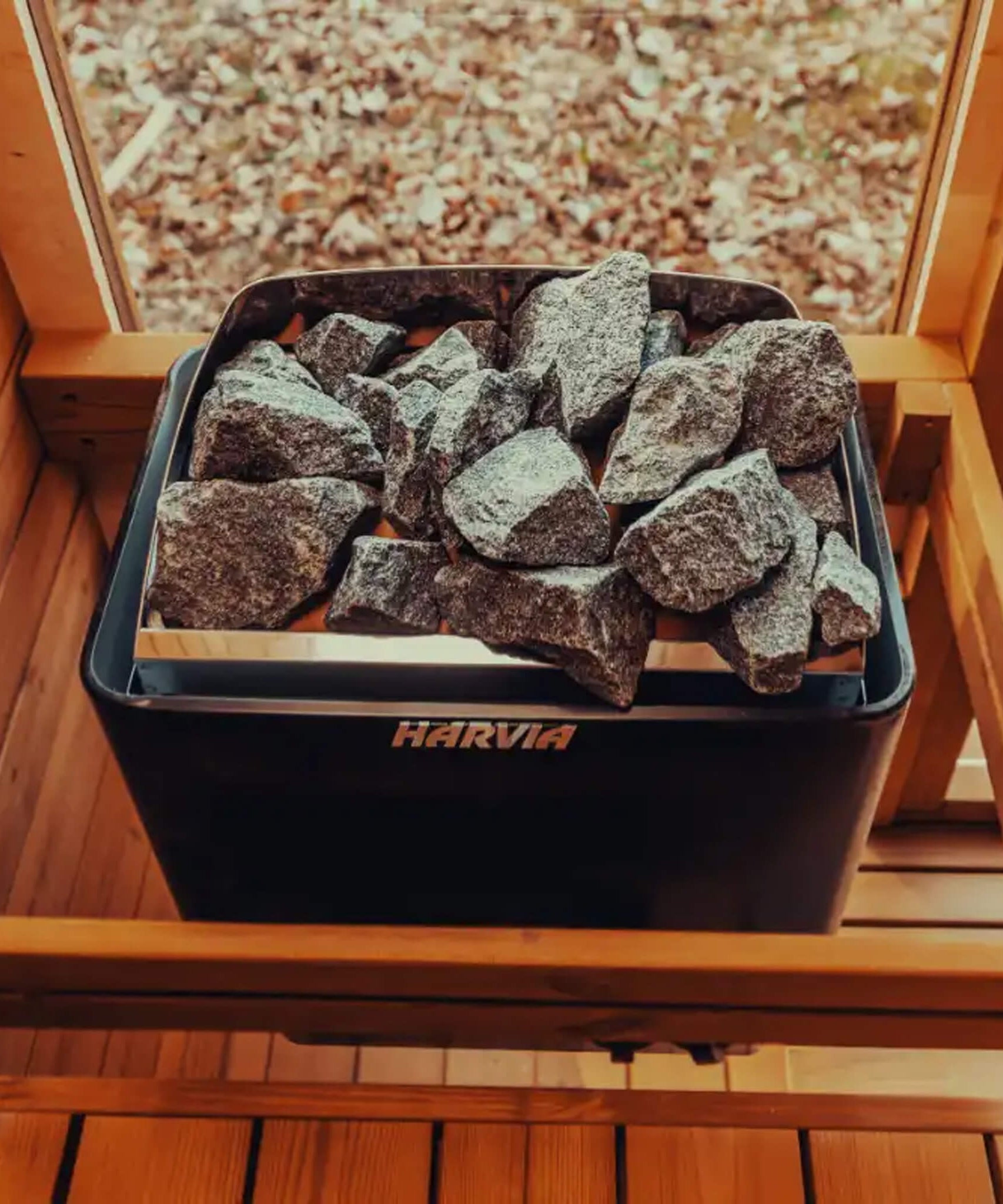 Premium 4-Person Outdoor Scandinavian ThermoWood Cube Sauna Kit With LED Lighting (SAK25470)