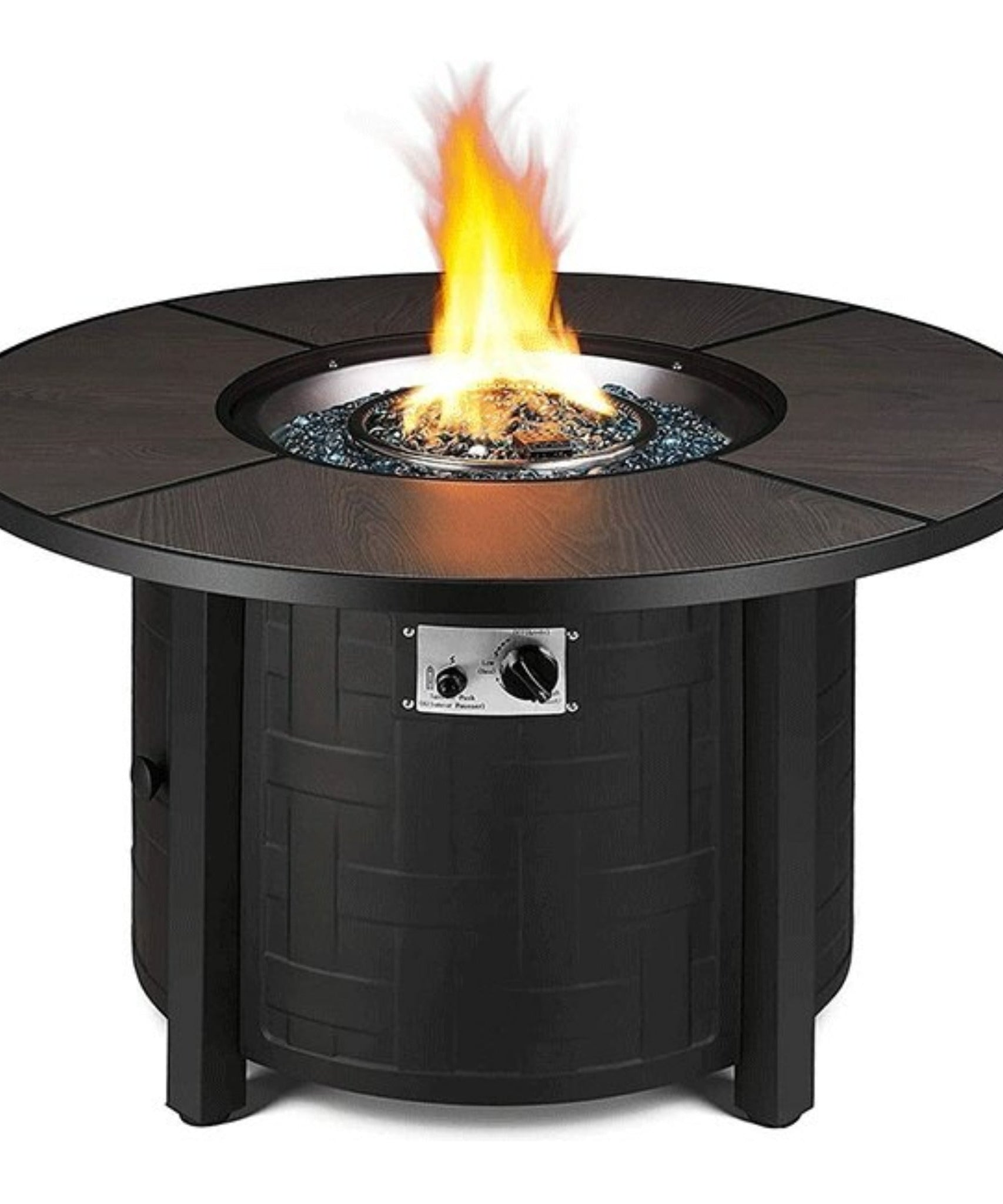 Alora Premium 42-Inch Outdoor 50K BTU Propane Patio Gas Fire Pit Coffee Table W/ Cover (SAK95331)