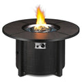 Alora Premium 42-Inch Outdoor 50K BTU Propane Patio Gas Fire Pit Coffee Table W/ Cover (SAK95331)