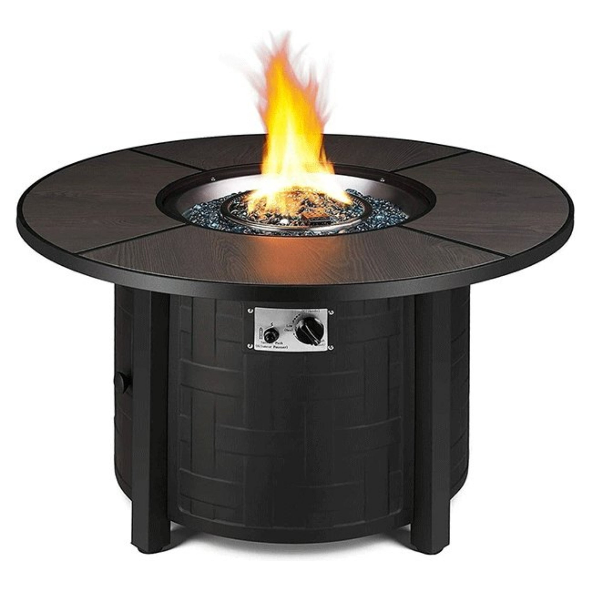 Alora Premium 42-Inch Outdoor 50K BTU Propane Patio Gas Fire Pit Coffee Table W/ Cover (SAK95331)