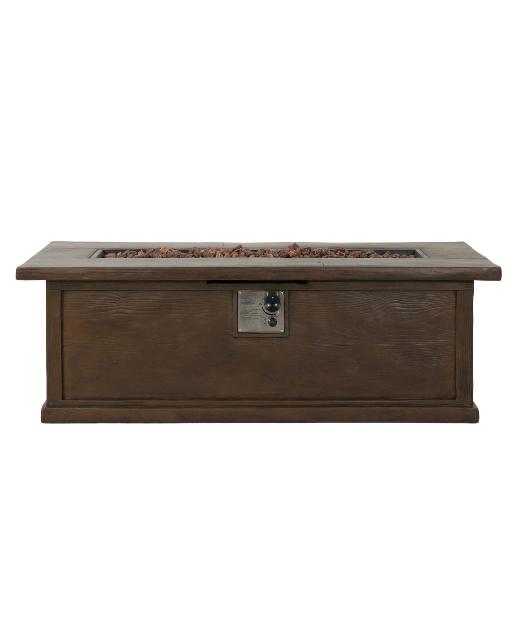 Alora Premium 56" Transitional Rectangular Outdoor Propane Gas Fire Pit Table, 50K BTU (SAK25790)