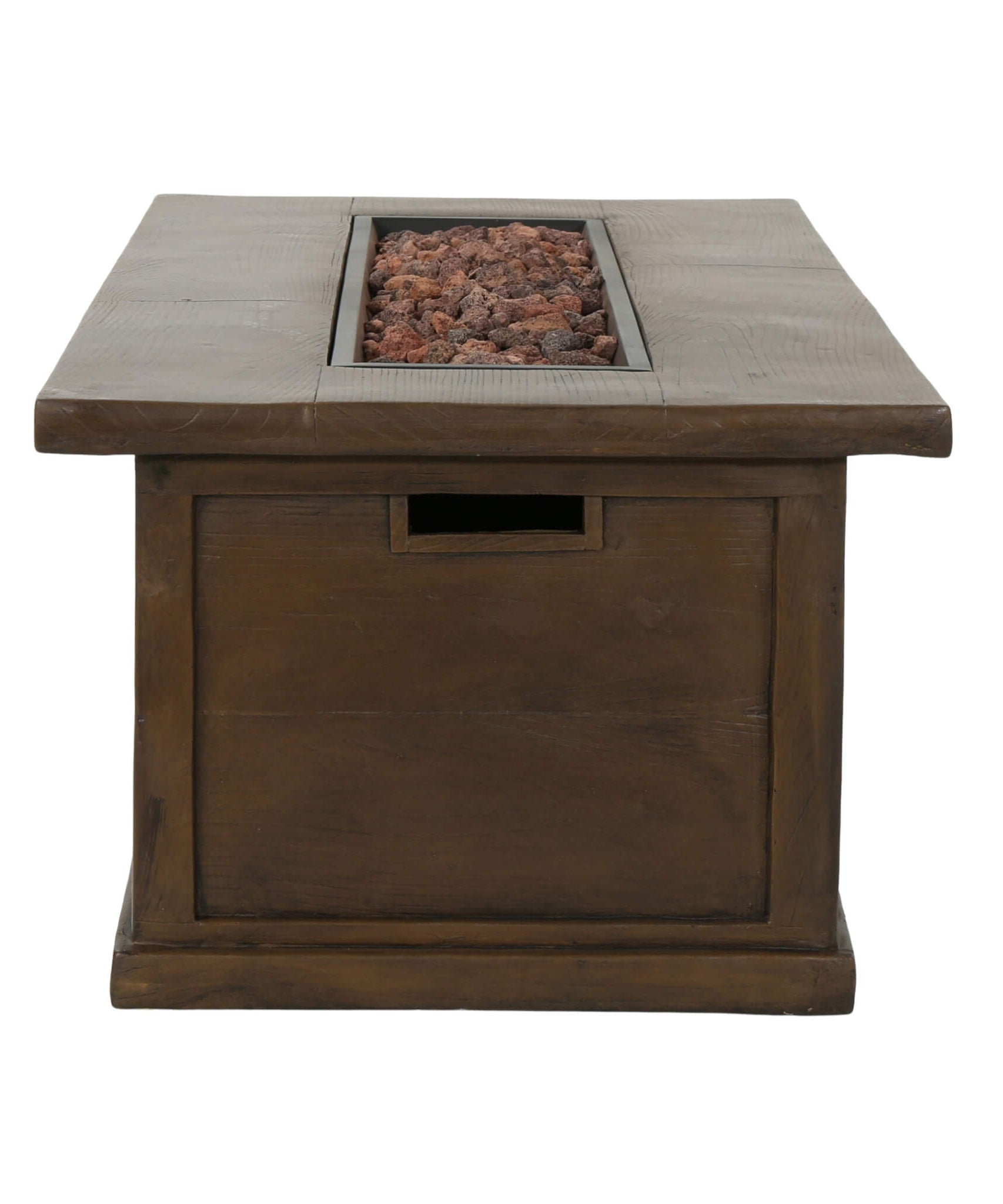 Alora Premium 56" Transitional Rectangular Outdoor Propane Gas Fire Pit Table, 50K BTU (SAK25790)