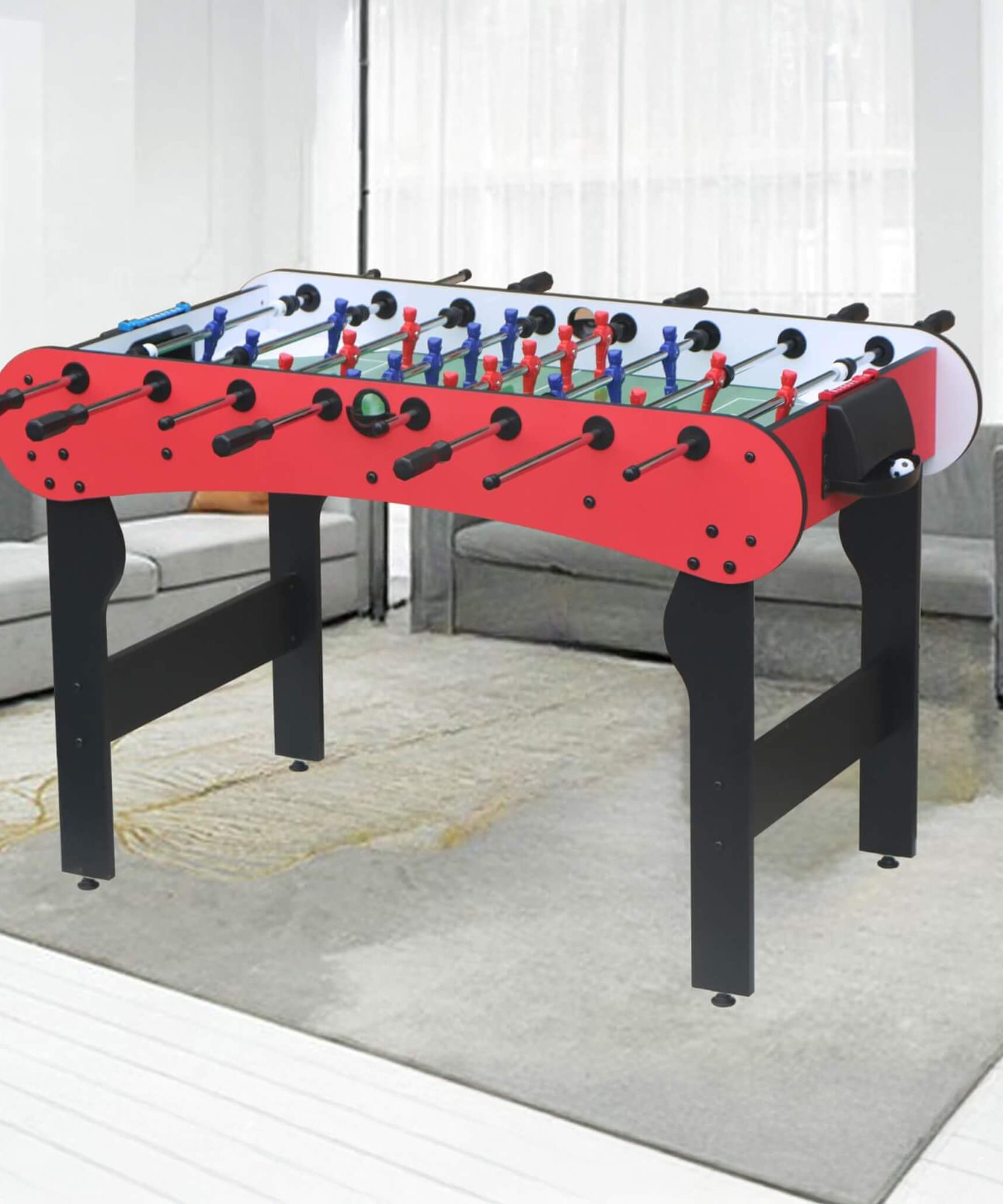 Premium 5FT Indoor Soccer Foosball Table For Kids And Adults (SAK78072)