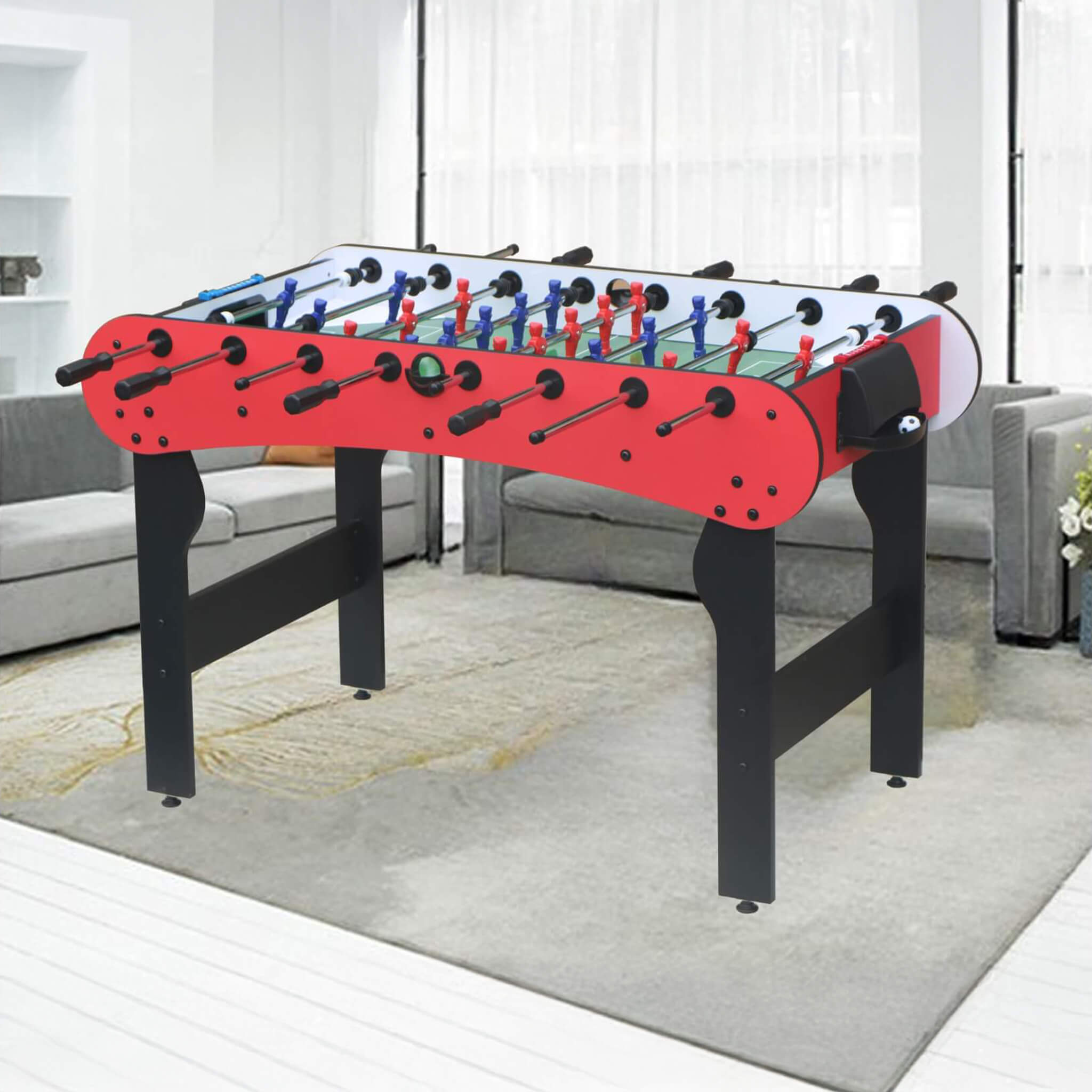 Premium 5FT Indoor Soccer Foosball Table For Kids And Adults (SAK78072)