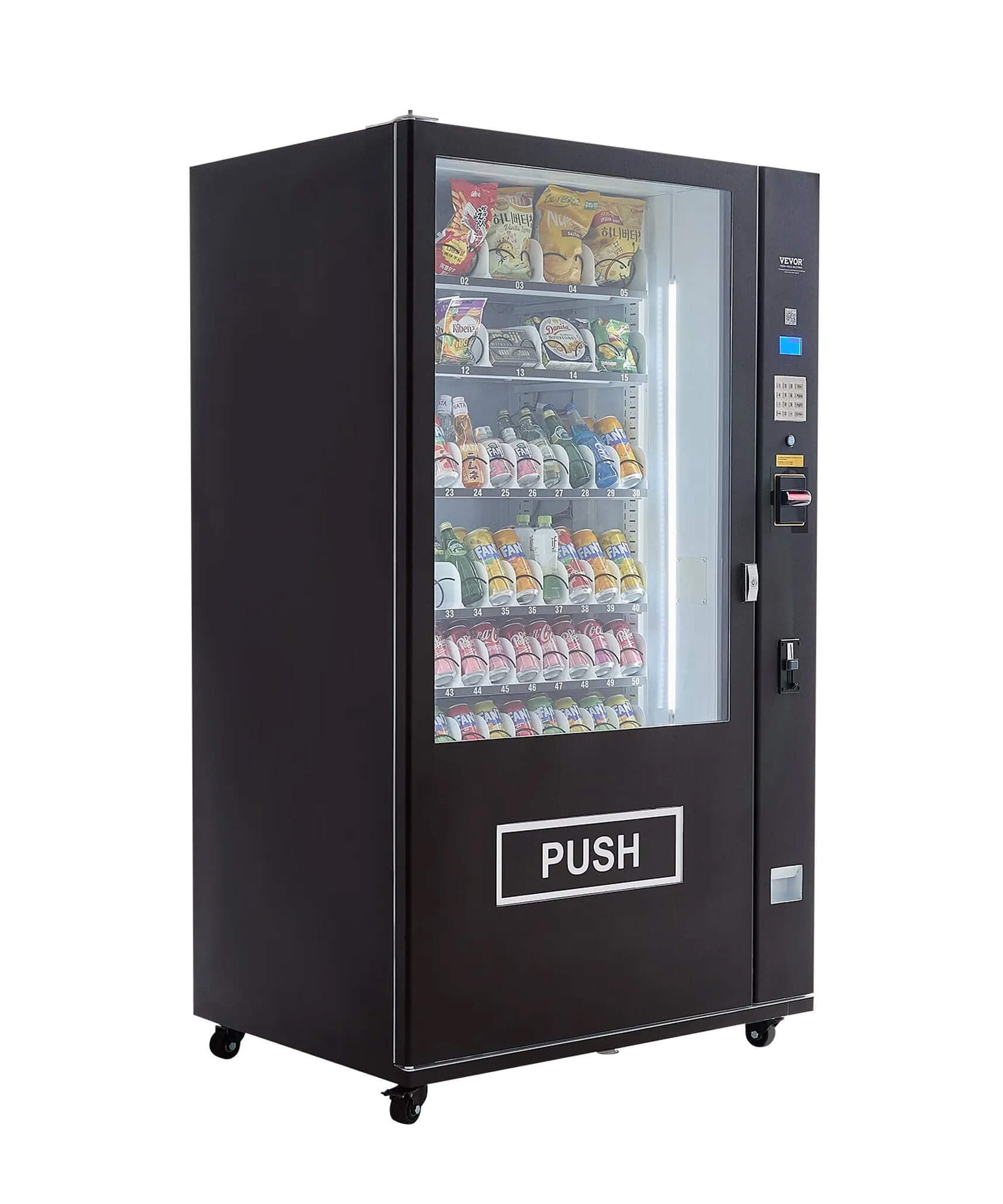 Premium 60-Slot Combo Vending Machine With ICT Bill And Coin Acceptor (SAK31842)