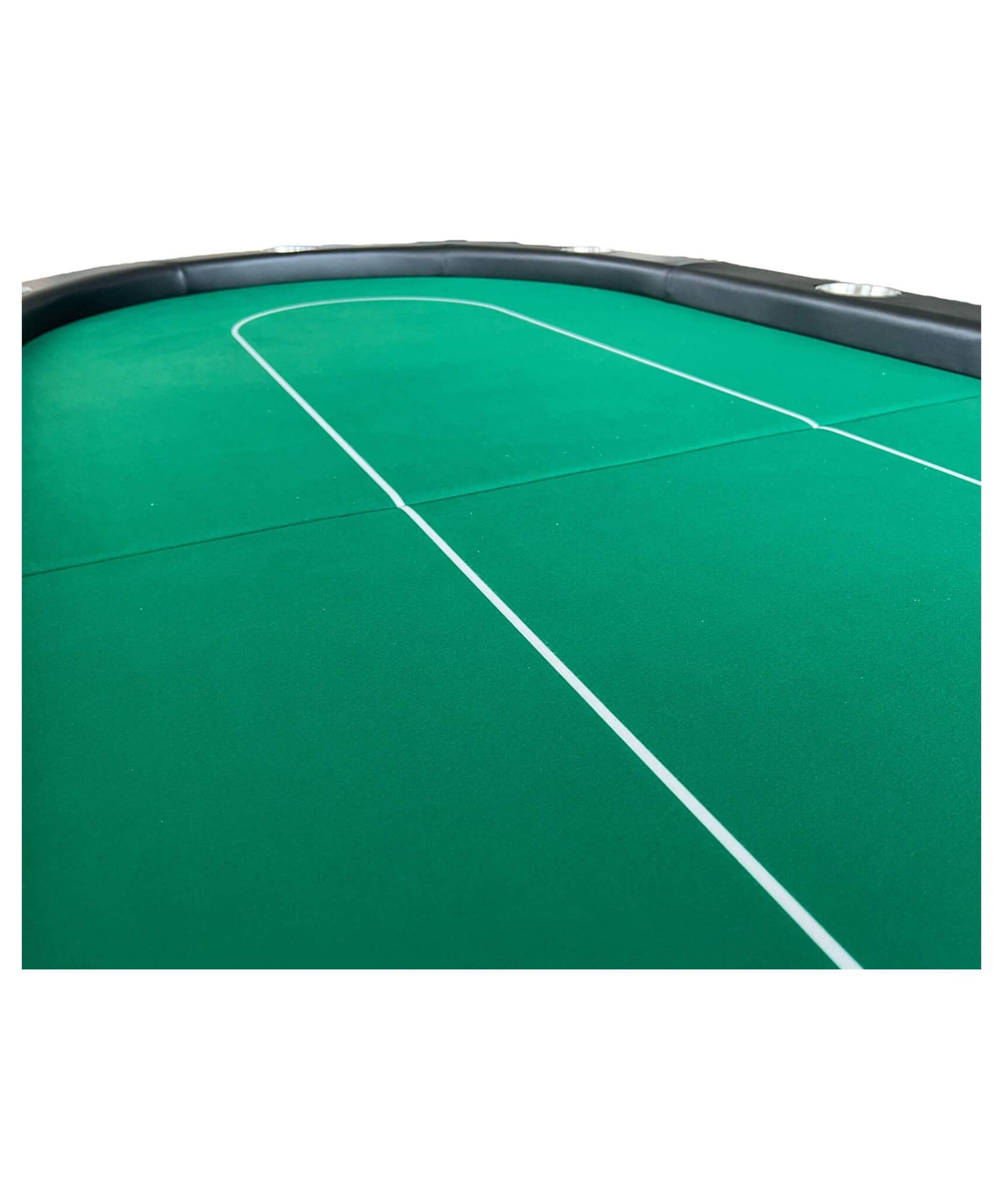 Premium 94-Inch Foldable 10-Player Poker Table With Wheels (SAK43087)