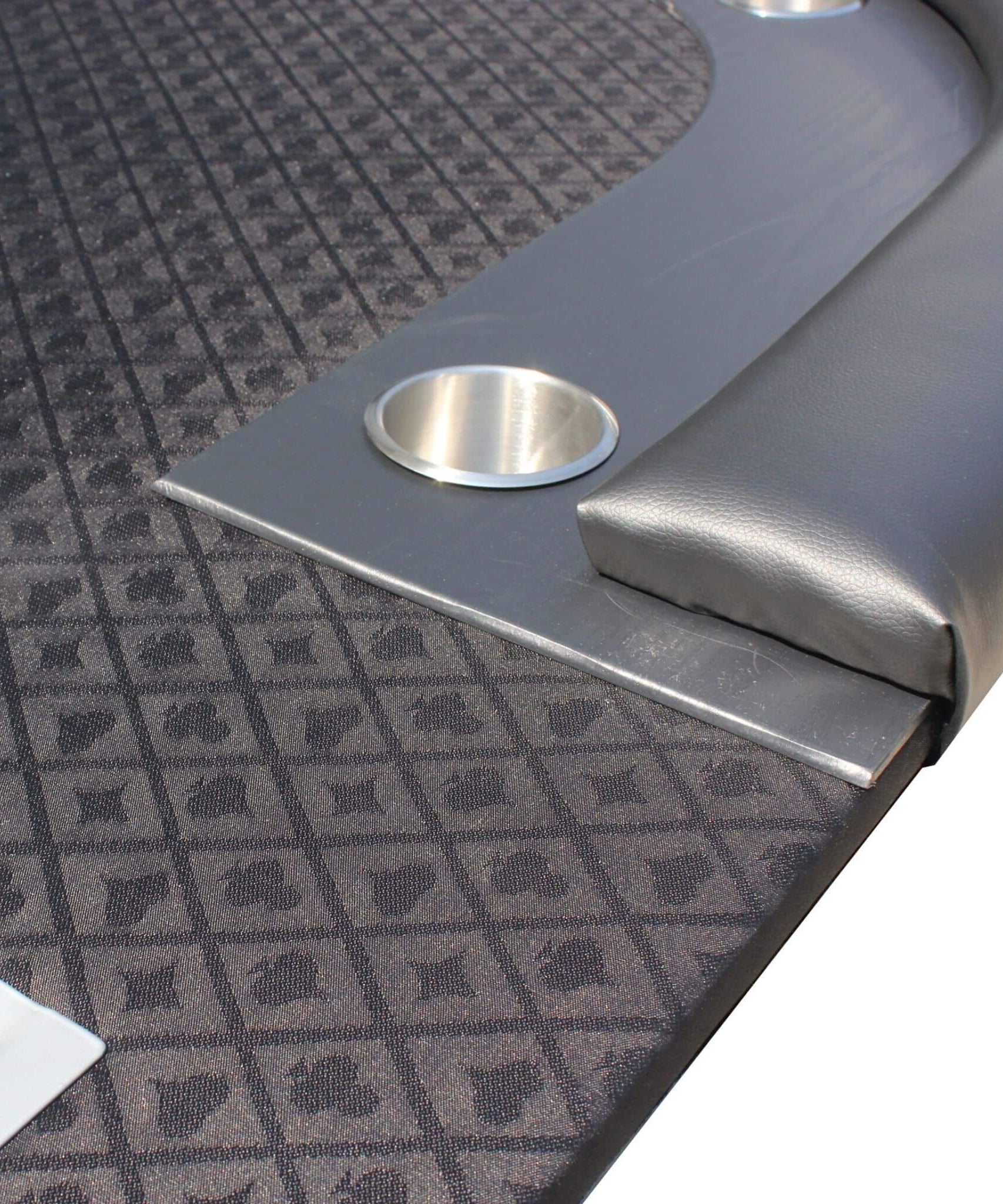 Premium 96-Inch Oval Poker Table With Racetrack And Chips Tray (SAK66823)