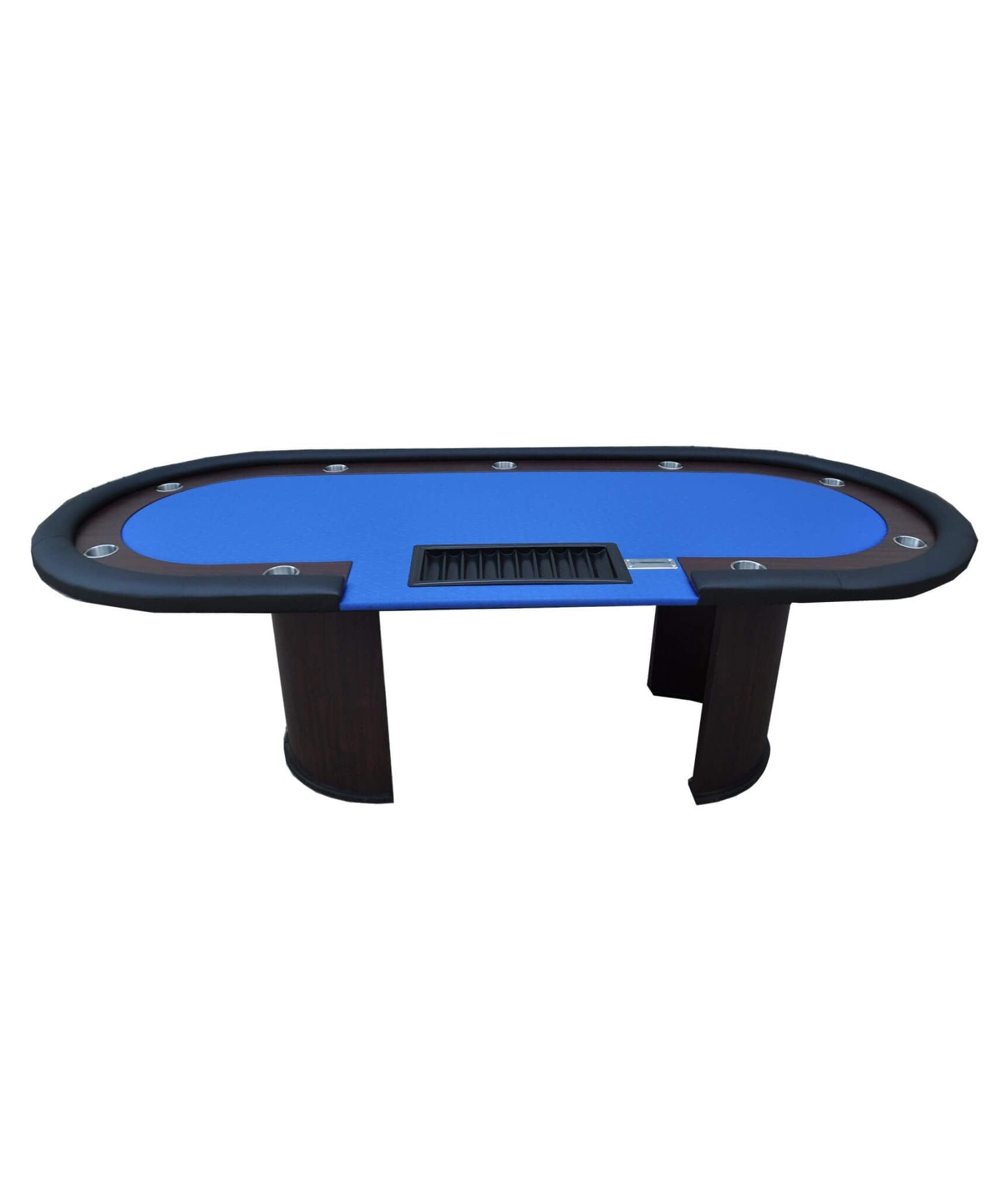Premium 96-Inch Poker Table With U Shape Legs, Drox Box, Chips Tray (SAK40152)