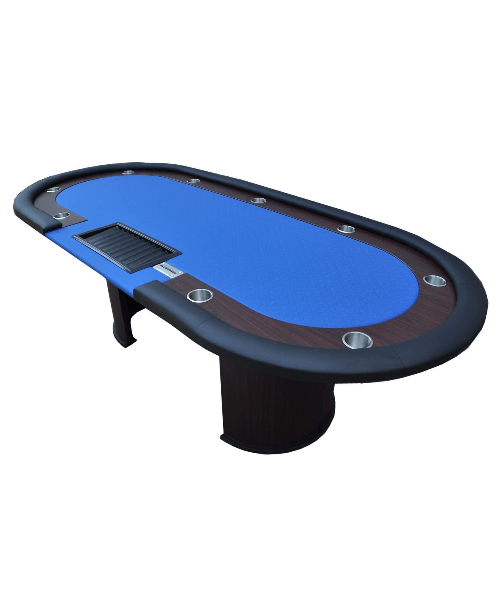 Premium 96-Inch Poker Table With U Shape Legs, Drox Box, Chips Tray (SAK40152)