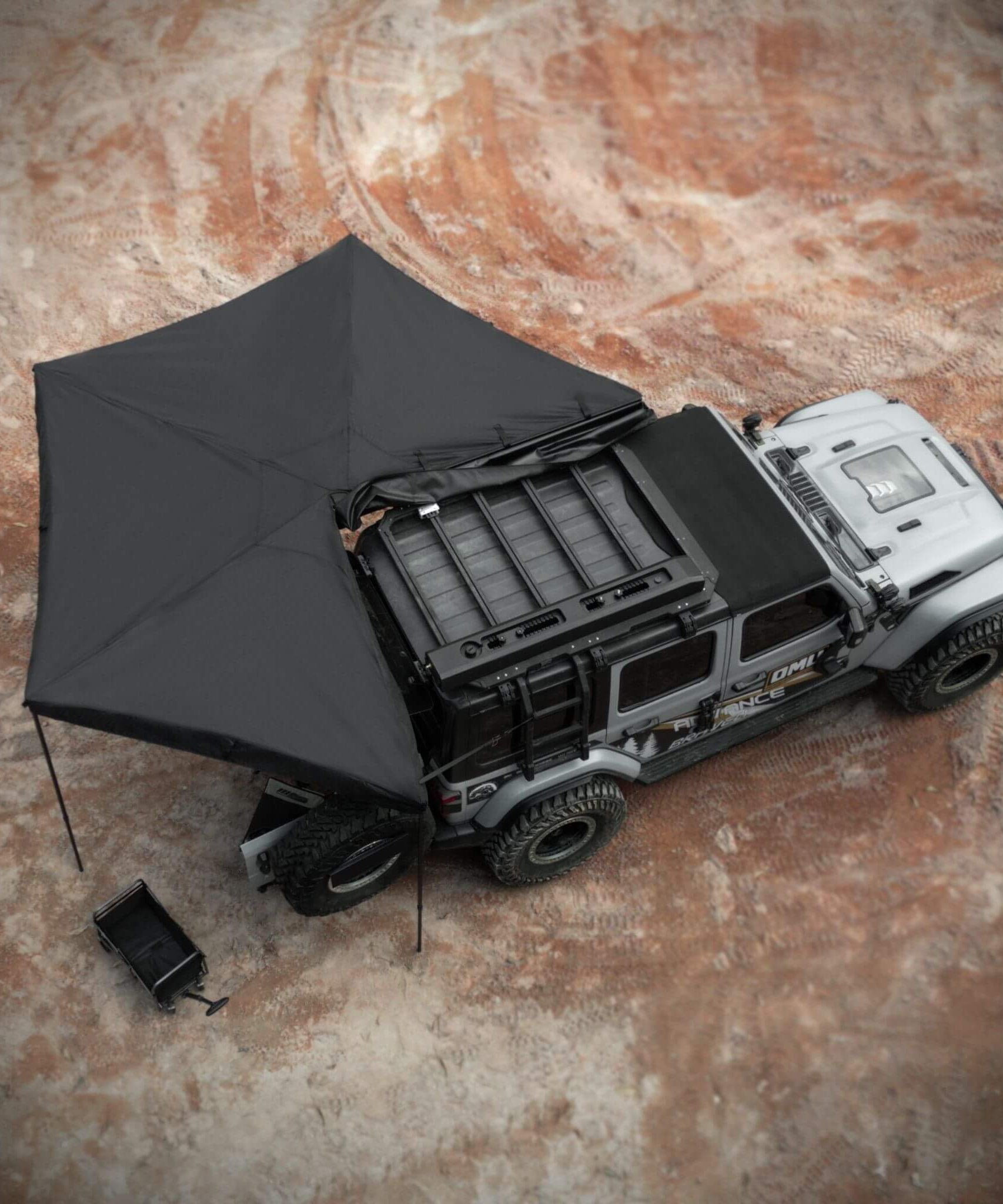 Trailora Horizon Premium All-Weather Top Only Multi-Functional 270 Degree Outdoor Awning House Tent (SAK24839)