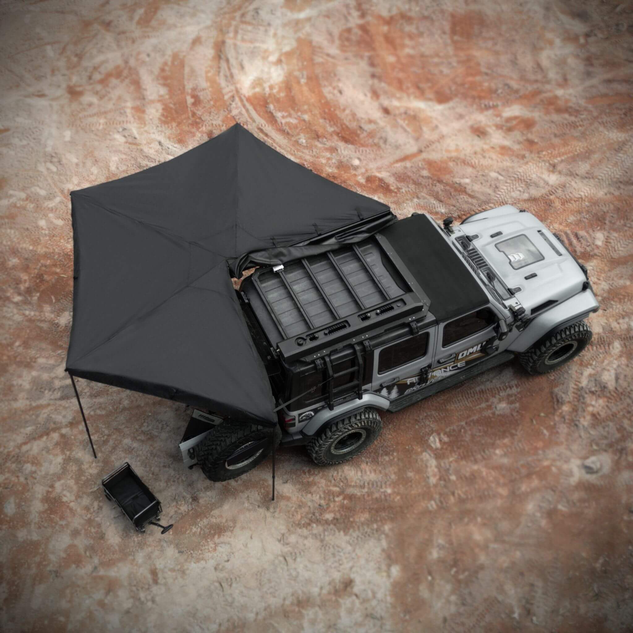 Trailora Horizon Premium All-Weather Top Only Multi-Functional 270 Degree Outdoor Awning House Tent (SAK24839)