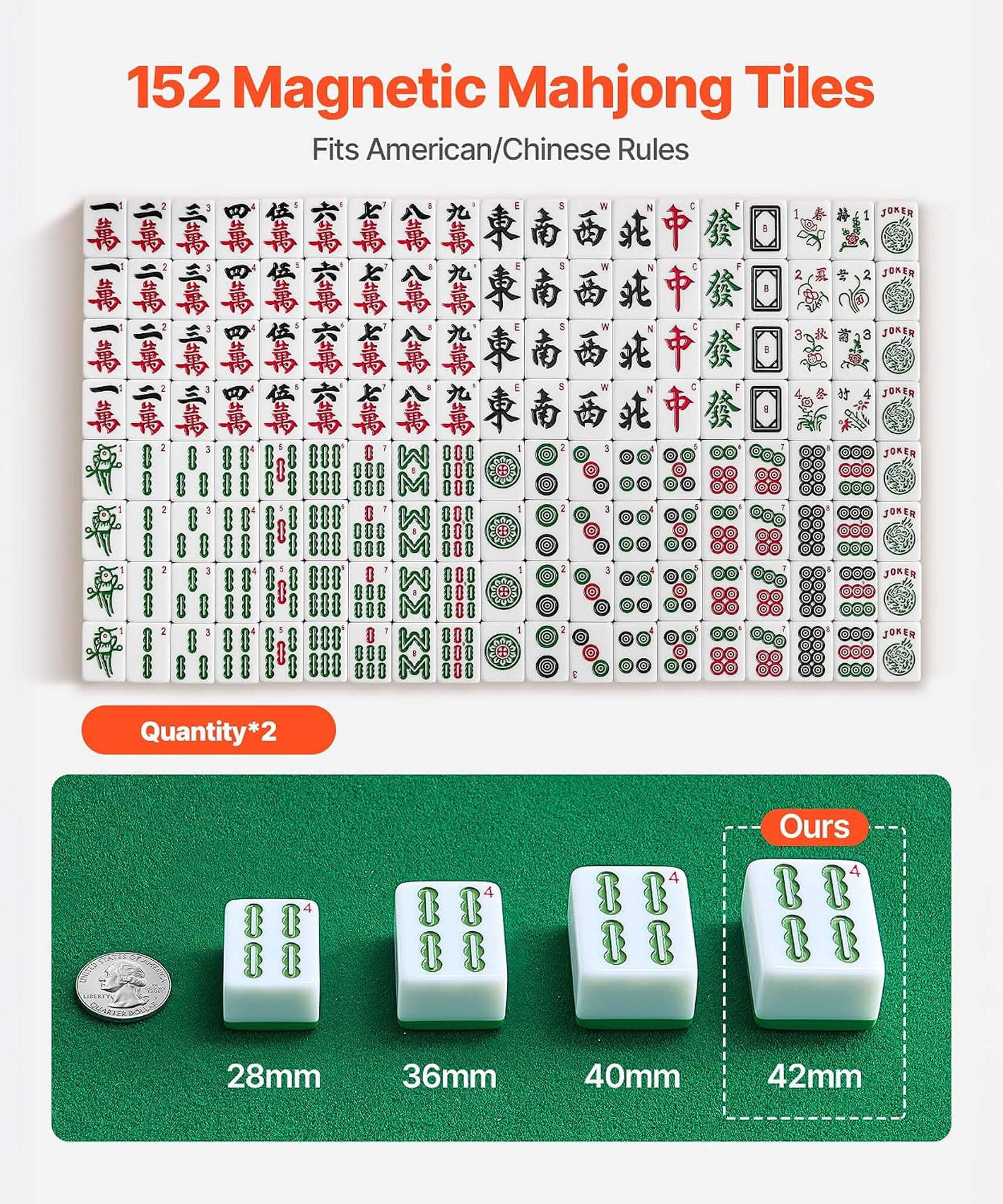 Premium Automatic Foldable Mahjong Table With Wheels And Two Sets Of Tiles (SAK92307)