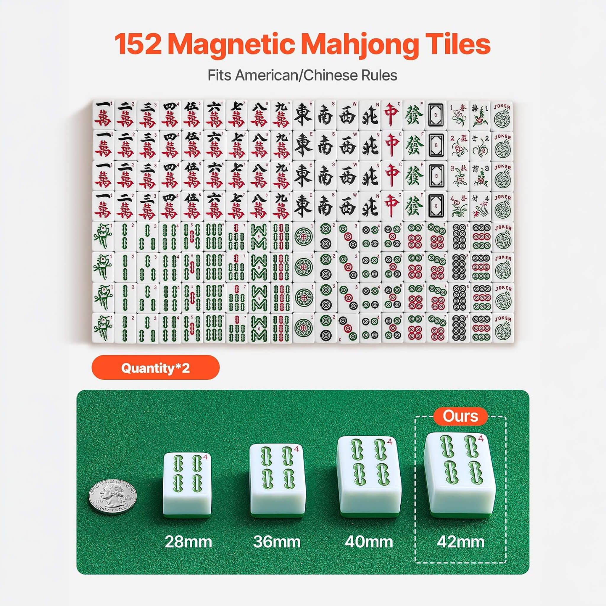 Premium Automatic Foldable Mahjong Table With Wheels And Two Sets Of Tiles (SAK92307)