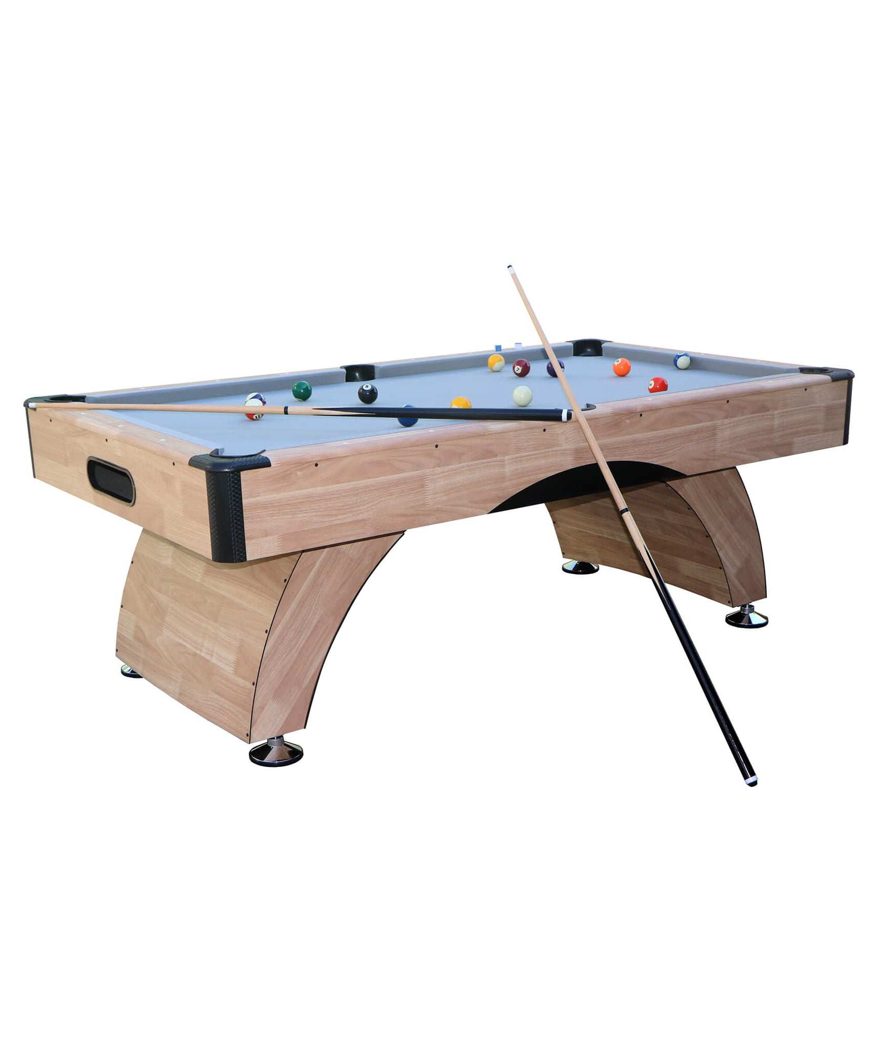 Premium 7FT Billiards Pool Wood Table for Home Game Rooms (SAK14517)