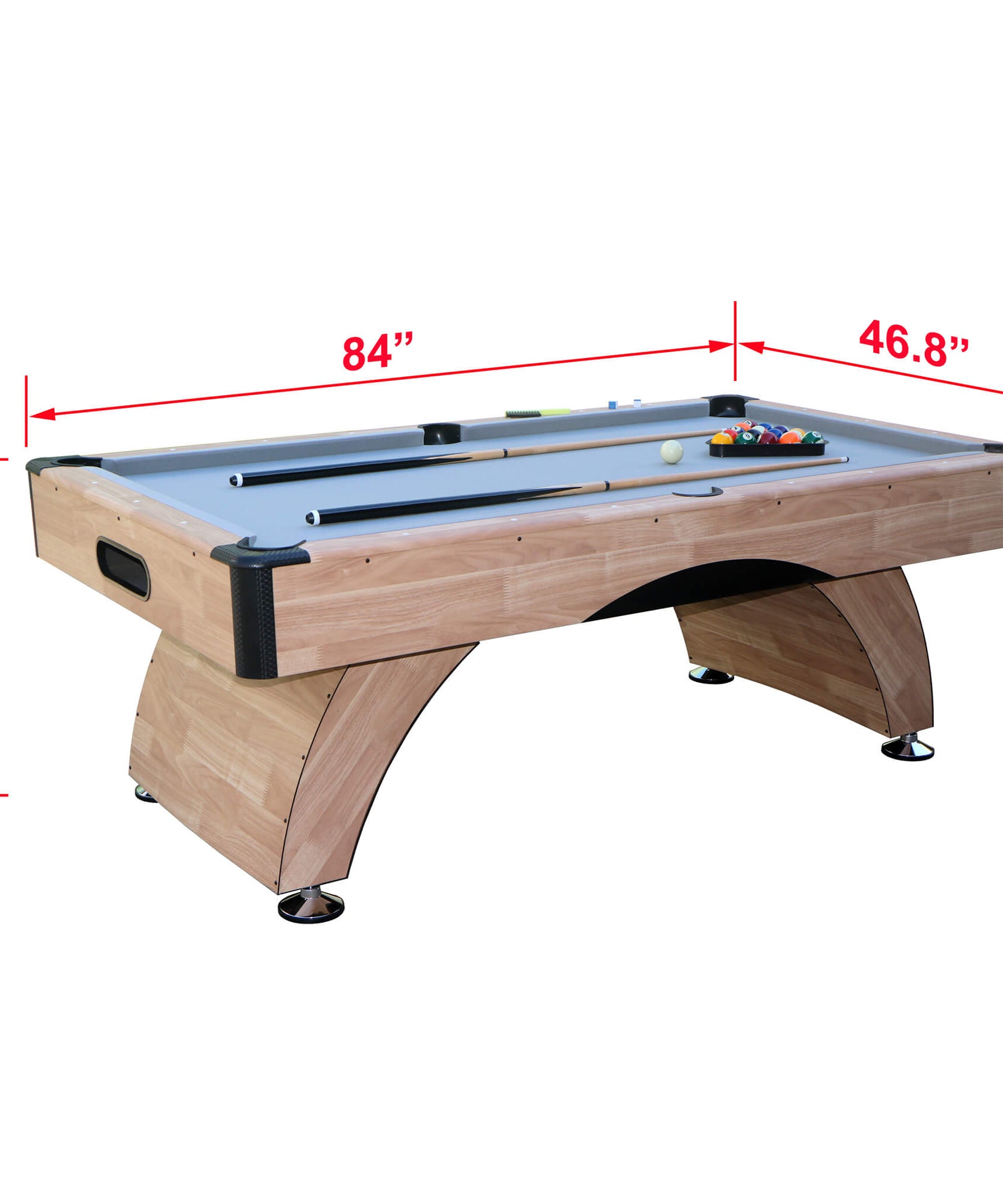 Premium 7FT Billiards Pool Wood Table for Home Game Rooms (SAK14517)