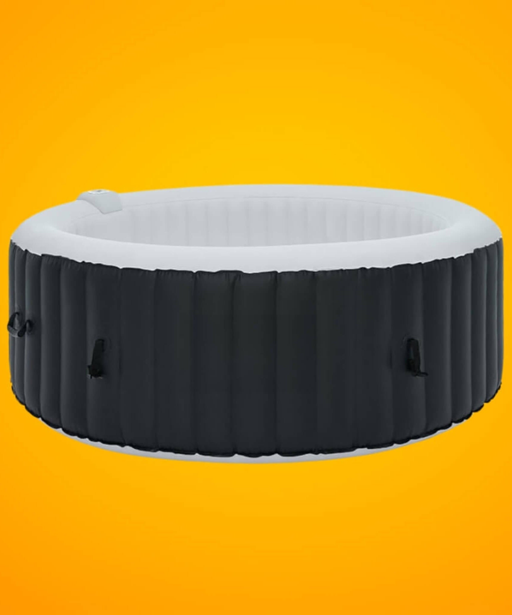 Premium 7FT Blow Up 6-Person Sauna Pool Hot Tub With 130 Jets (SAK63510)
