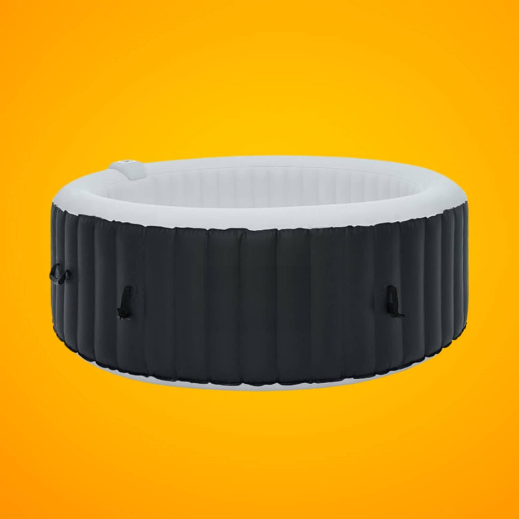 Premium 7FT Blow Up 6-Person Sauna Pool Hot Tub With 130 Jets (SAK63510)