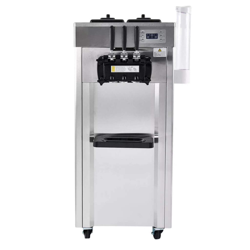 Commercial 21-31 L/H 3-Flavor Freestanding Soft Serve Ice Cream Machine Maker (SAK21874)