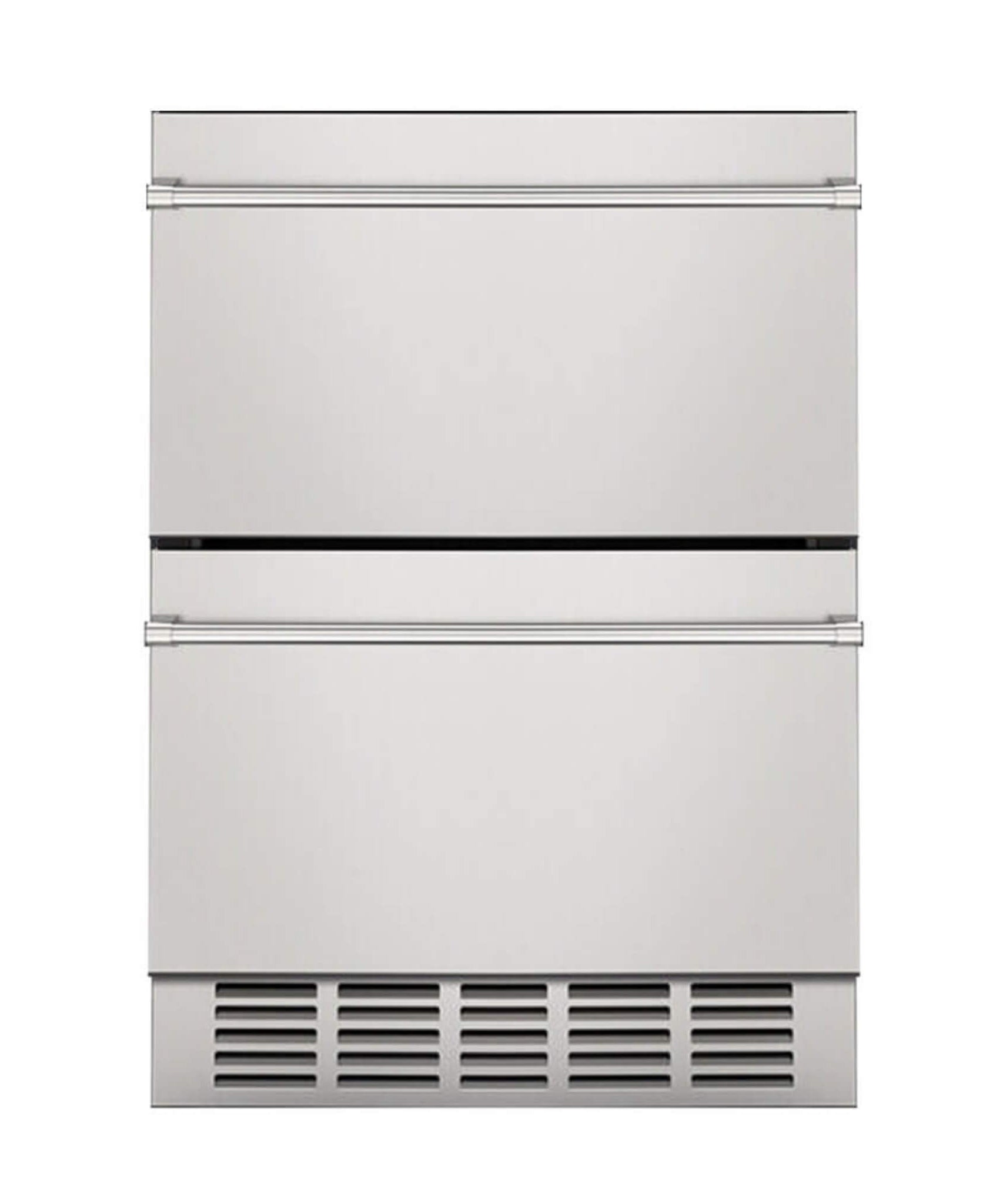 Premium 5.3 Cu.Ft Double Drawer Stainless Steel Built-In Wine Beverage Undercounter Refrigerator (SAK92576)