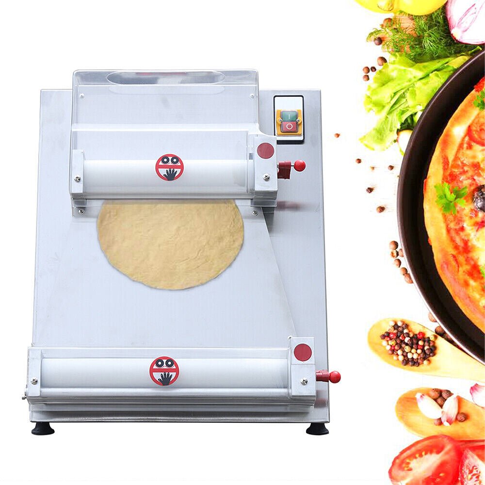 Premium 16-Inch Electric Commercial Pizza Dough Roller Pastry Sheeter Press Machine (SAK83627)
