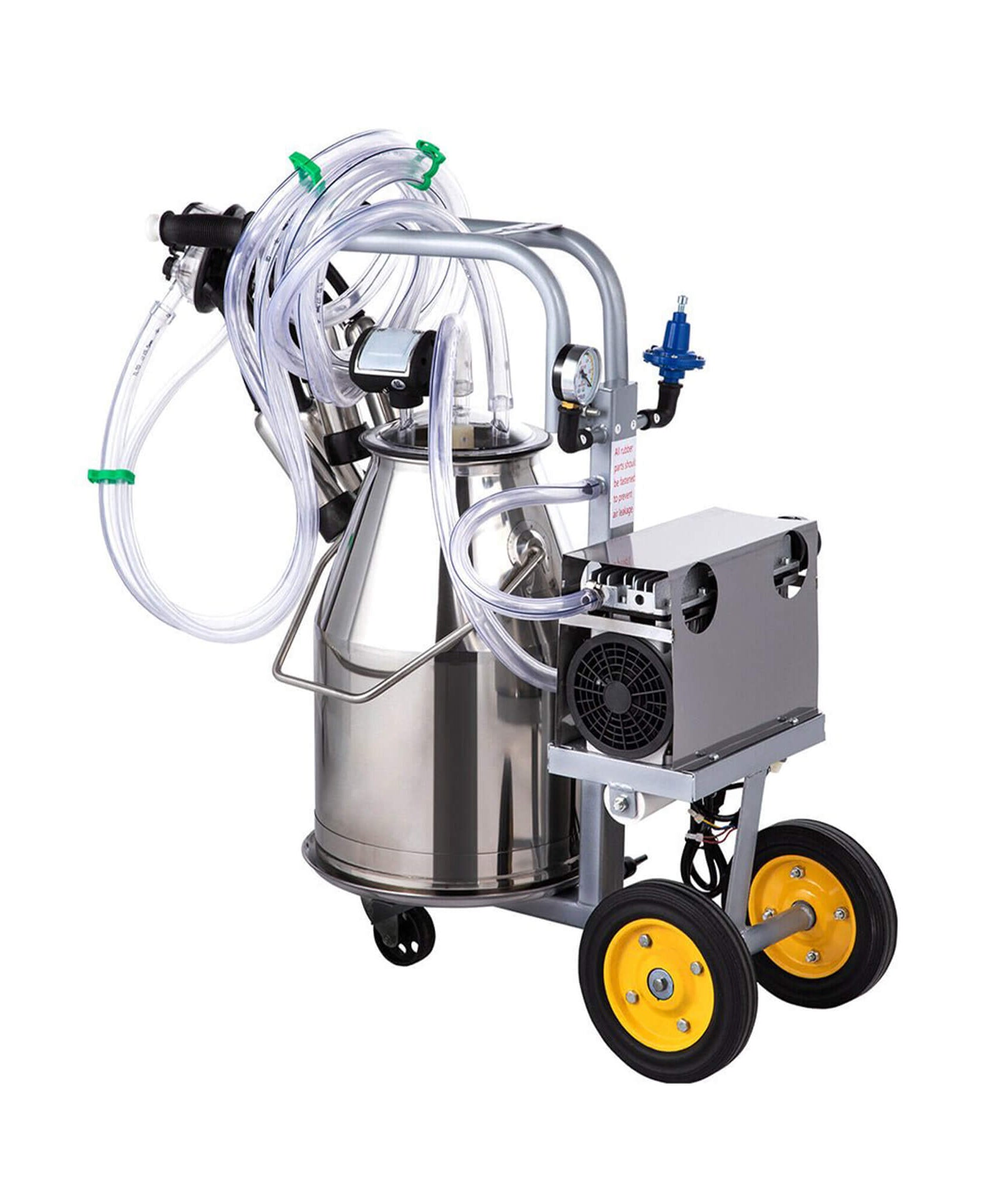 Premium Electric Cow Goat Milking Machine With Milk Bucket, 25L (SAK83260)